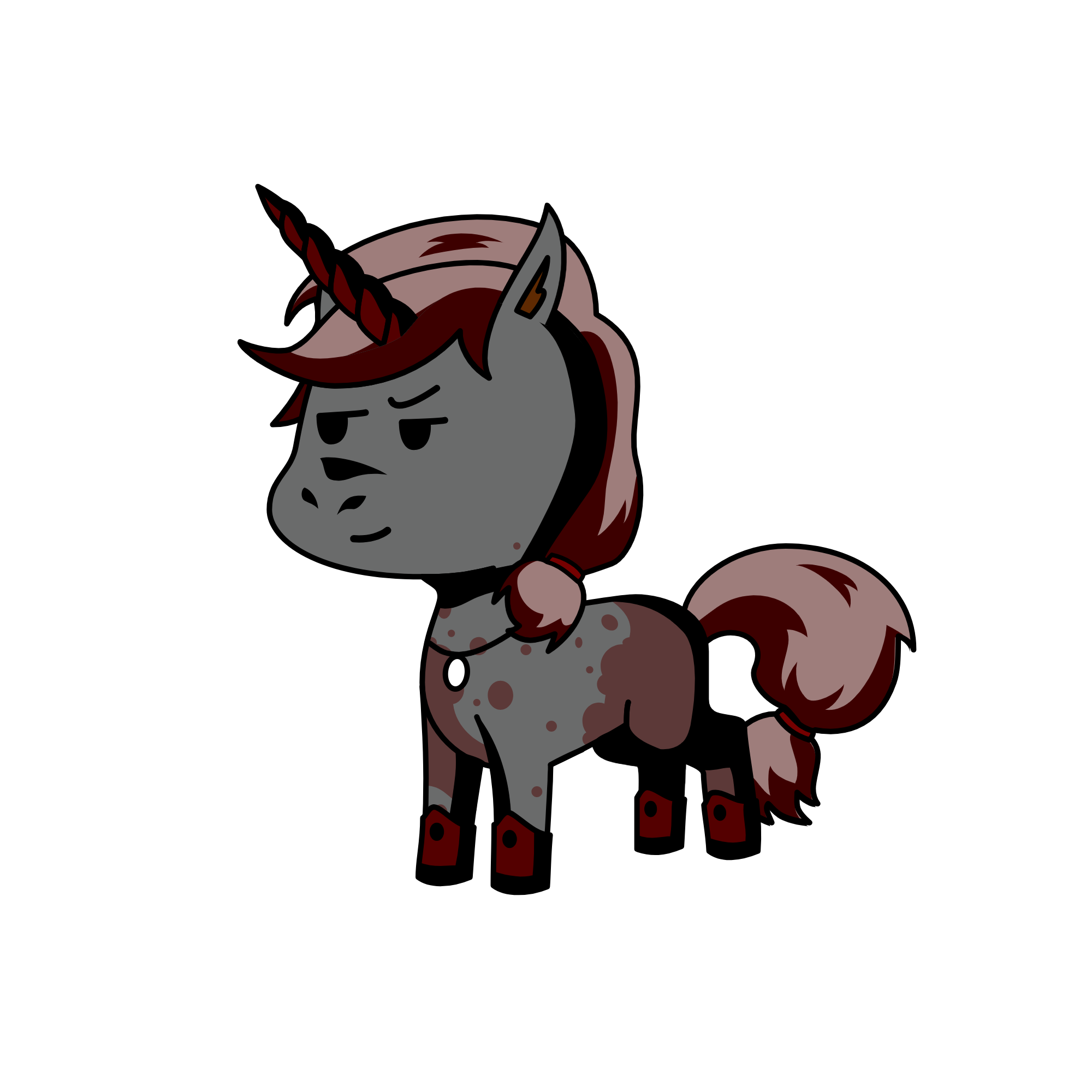 DEATH AND SADNESS, the unicorn