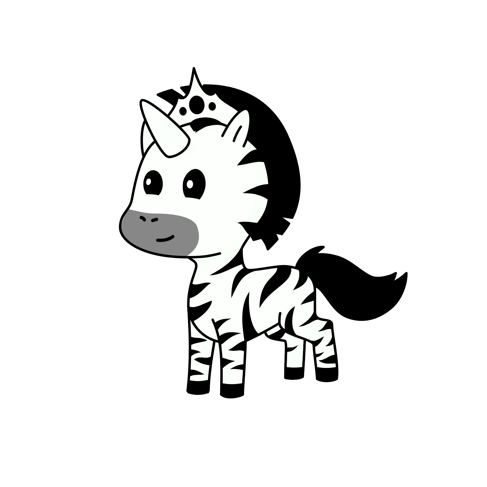 Queen Zebra , the unicorn