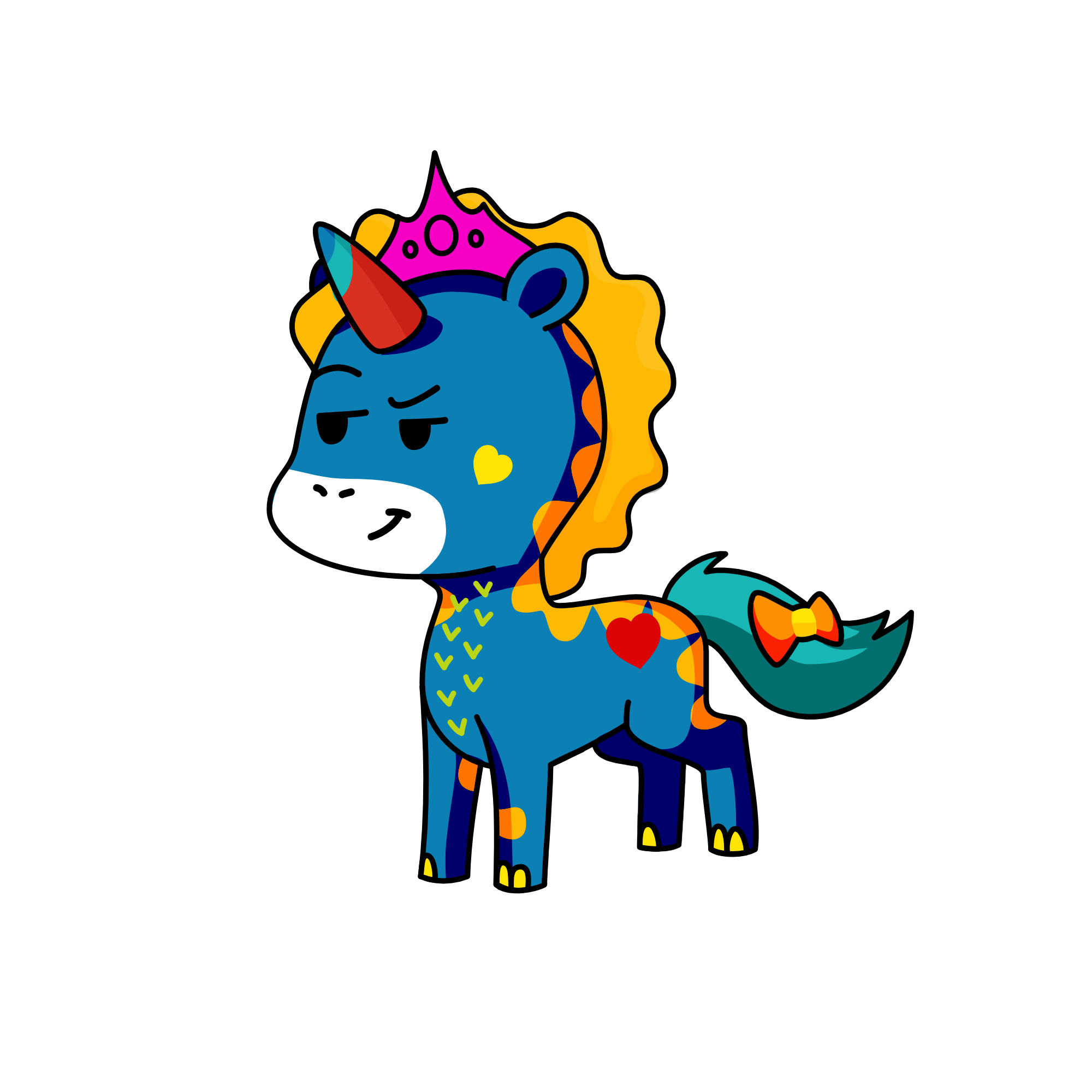 Cum on yourself, the unicorn