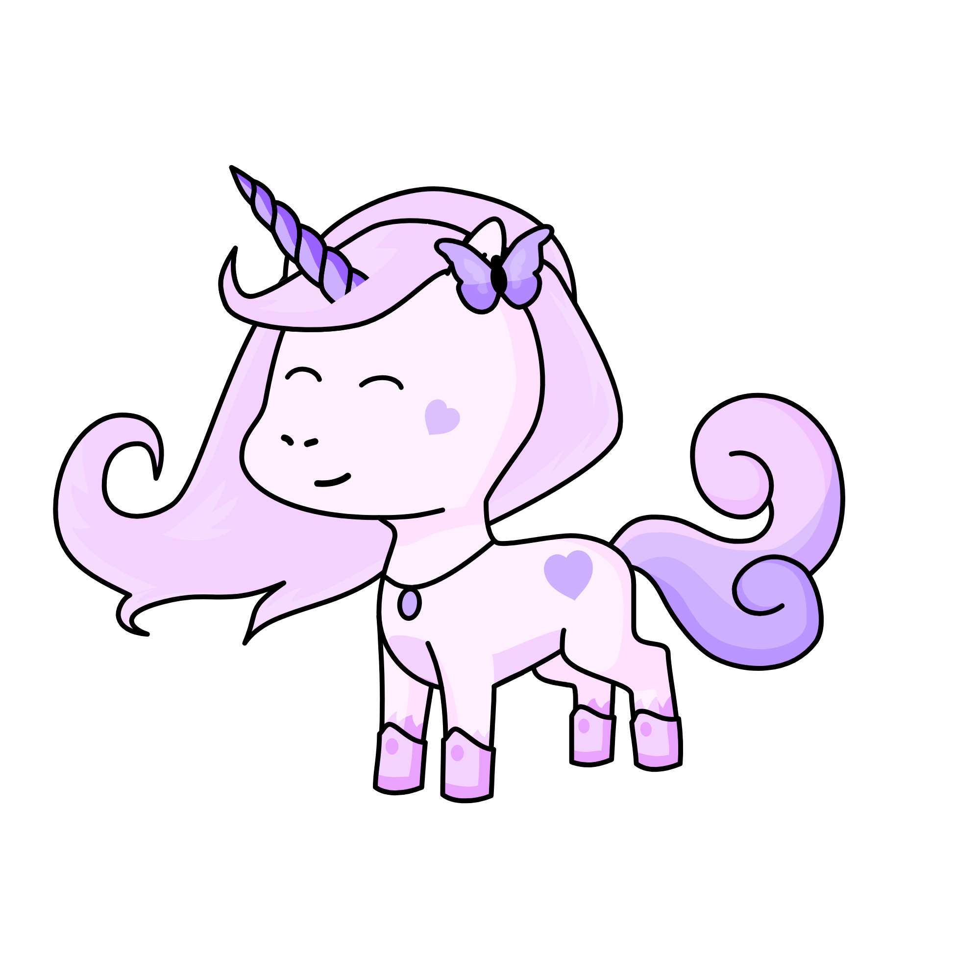 Pinky, the unicorn