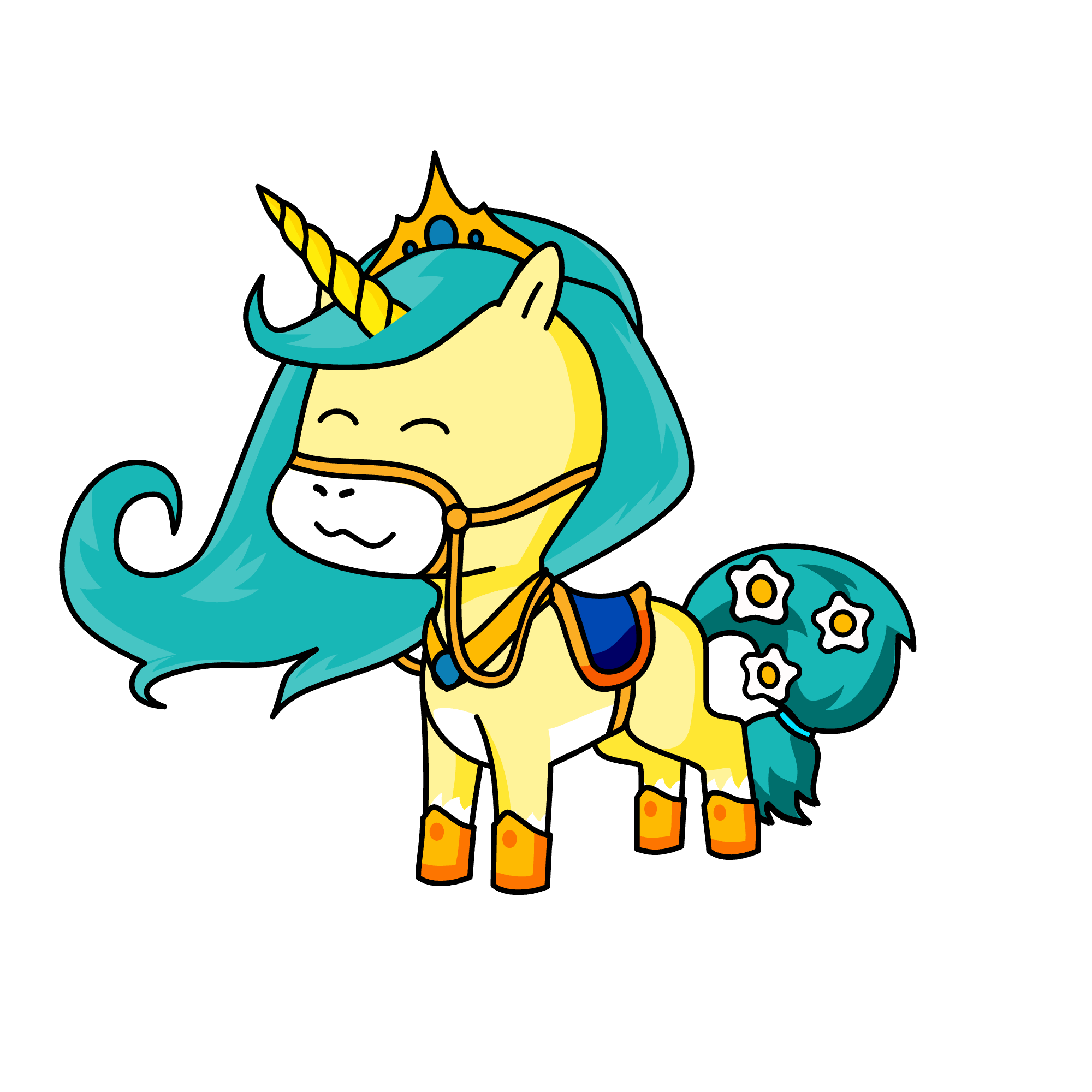 Royal Fondant, the unicorn
