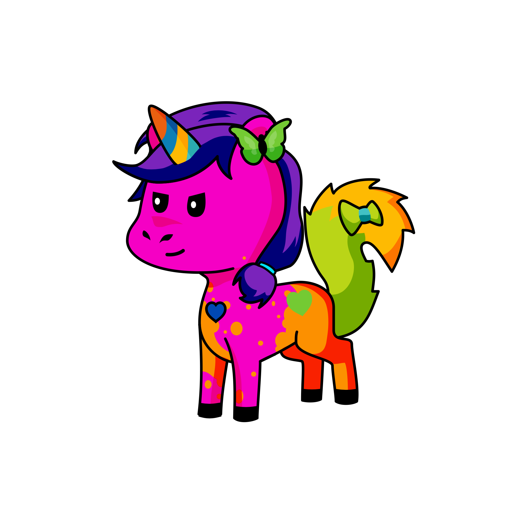 Breadin, the unicorn