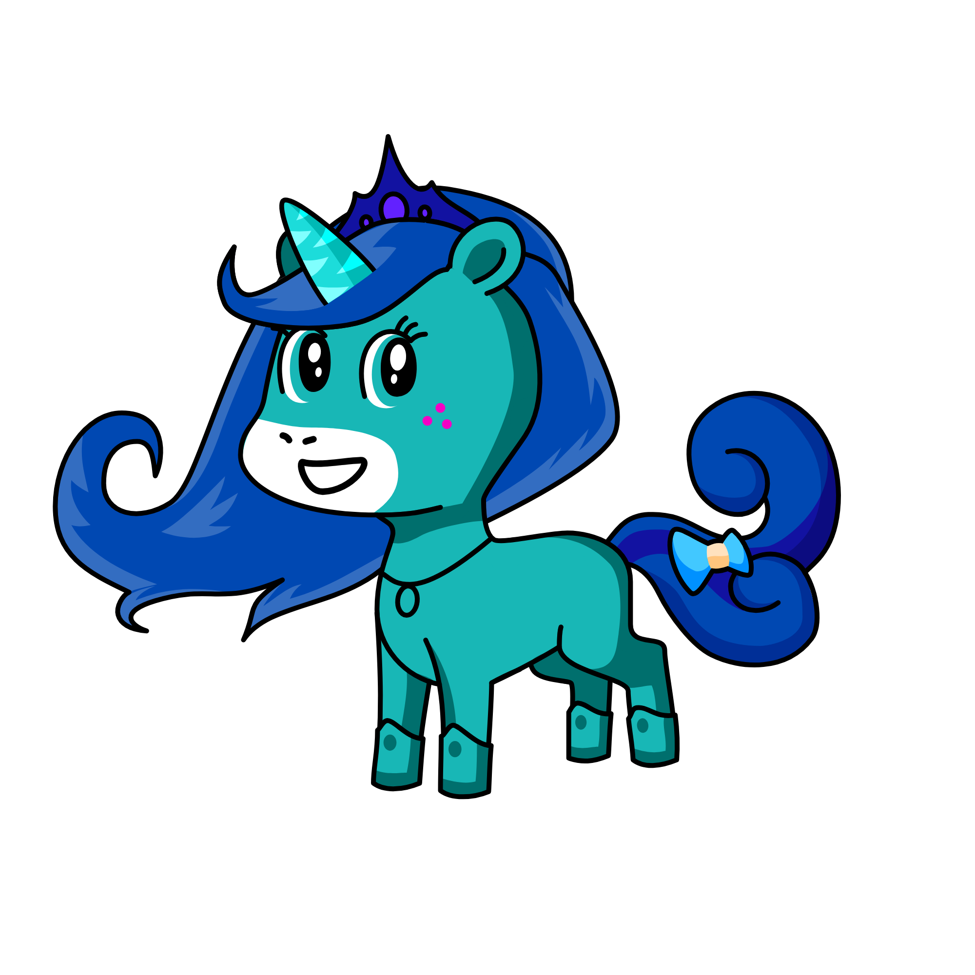 Snowy, the unicorn