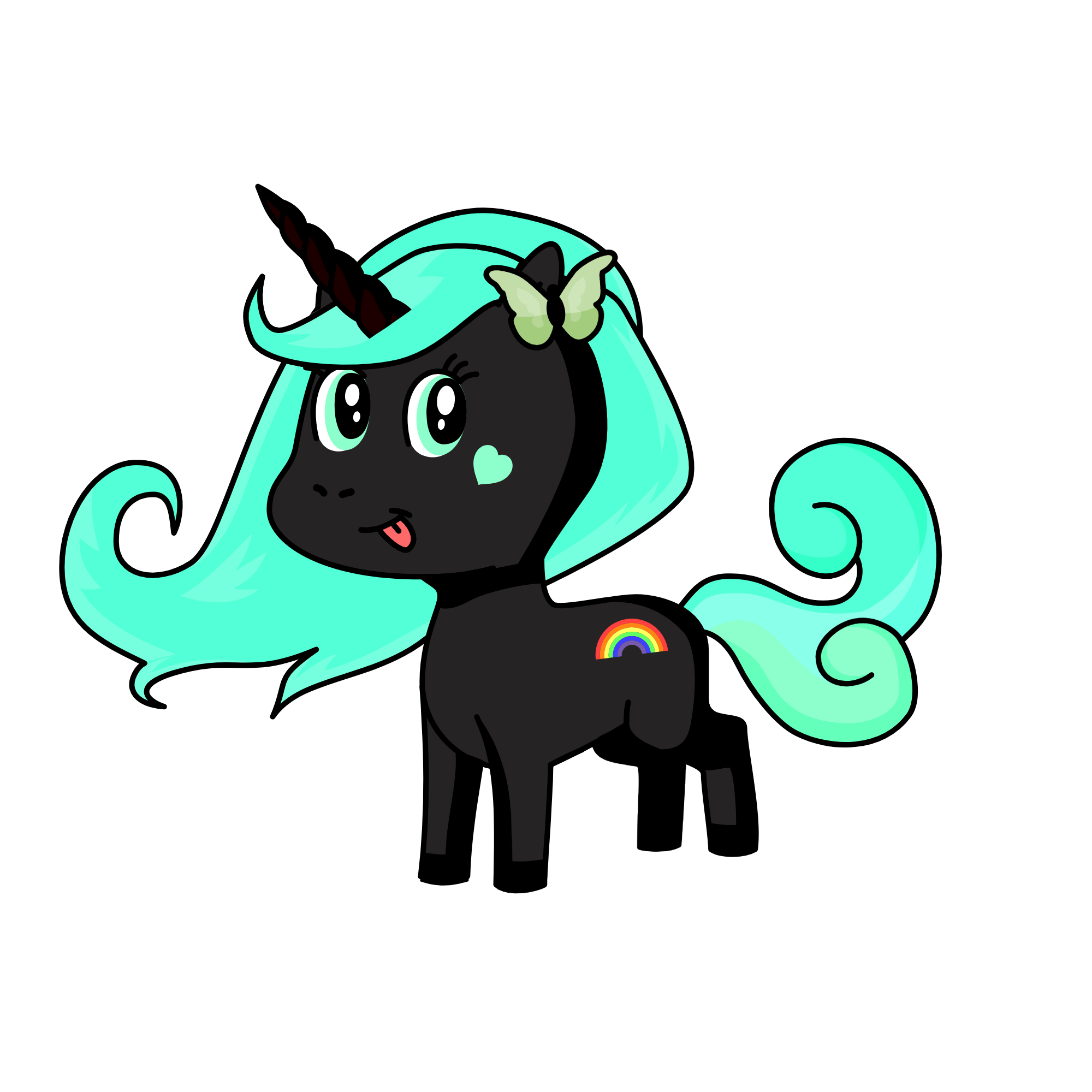 Nigst flash, the unicorn