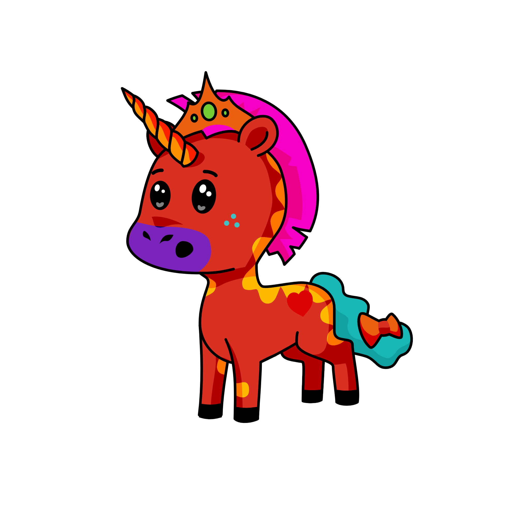 Slimy is fr your favorite word, the unicorn