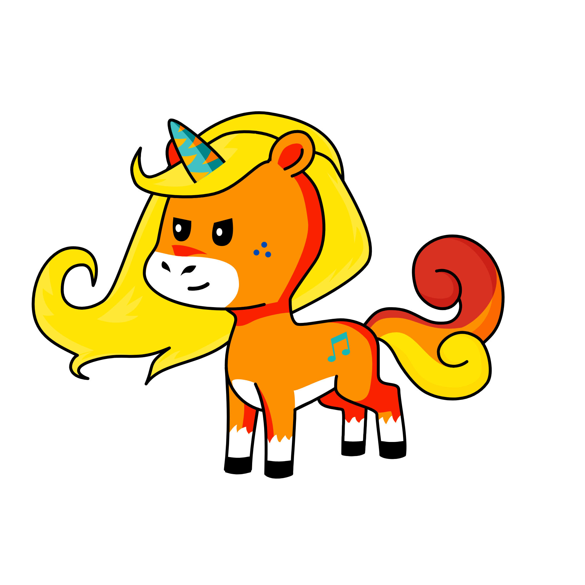 firestripe, the unicorn