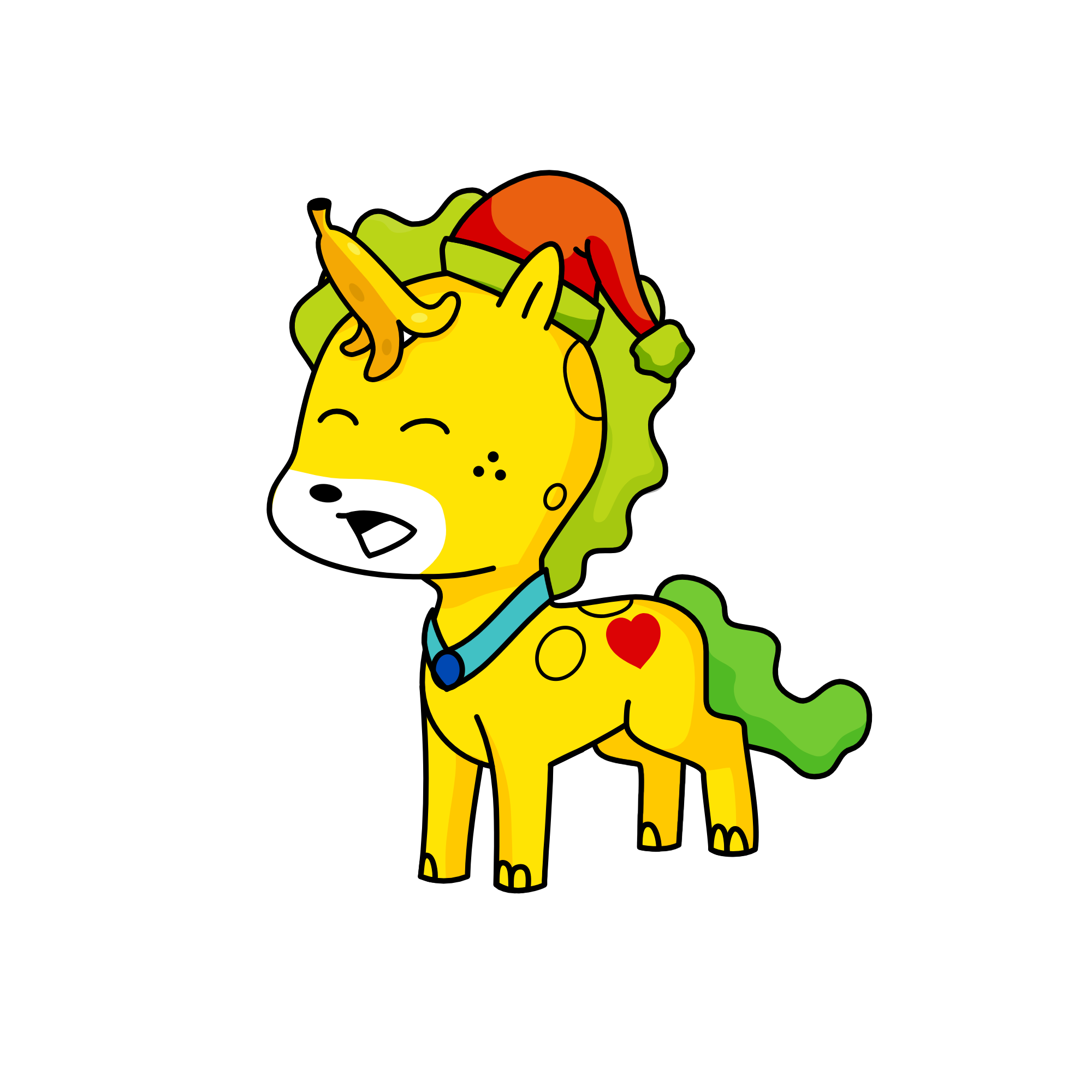Hollylikesbananas, the unicorn