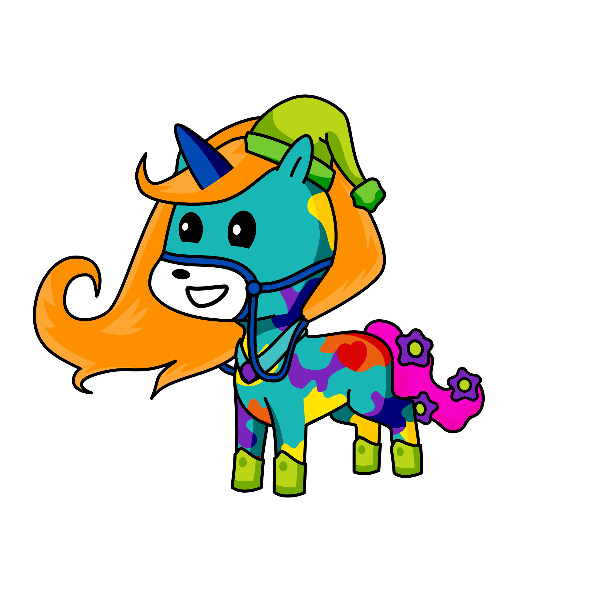 Miss. Splattera, the unicorn