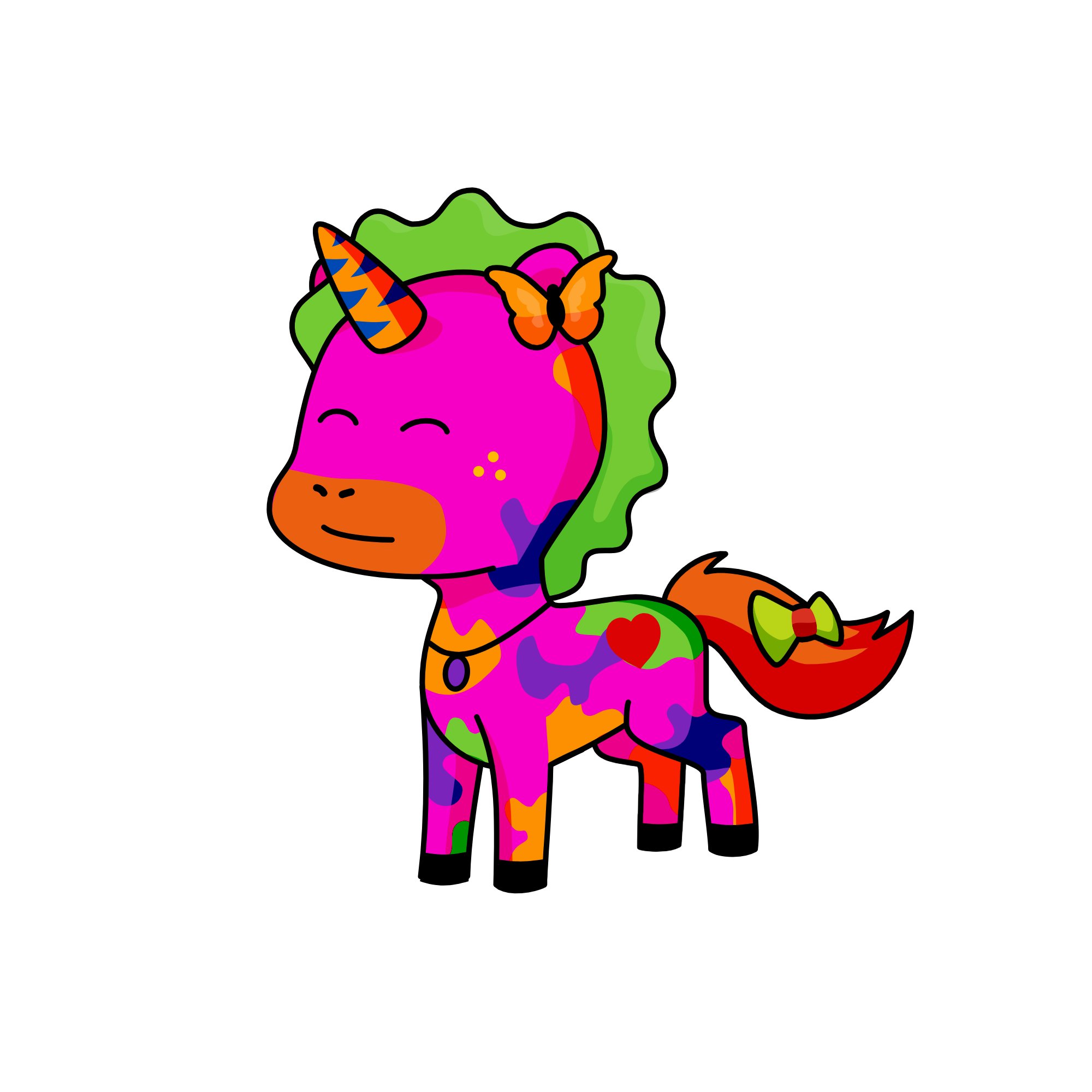 ILikeRainbows, the unicorn