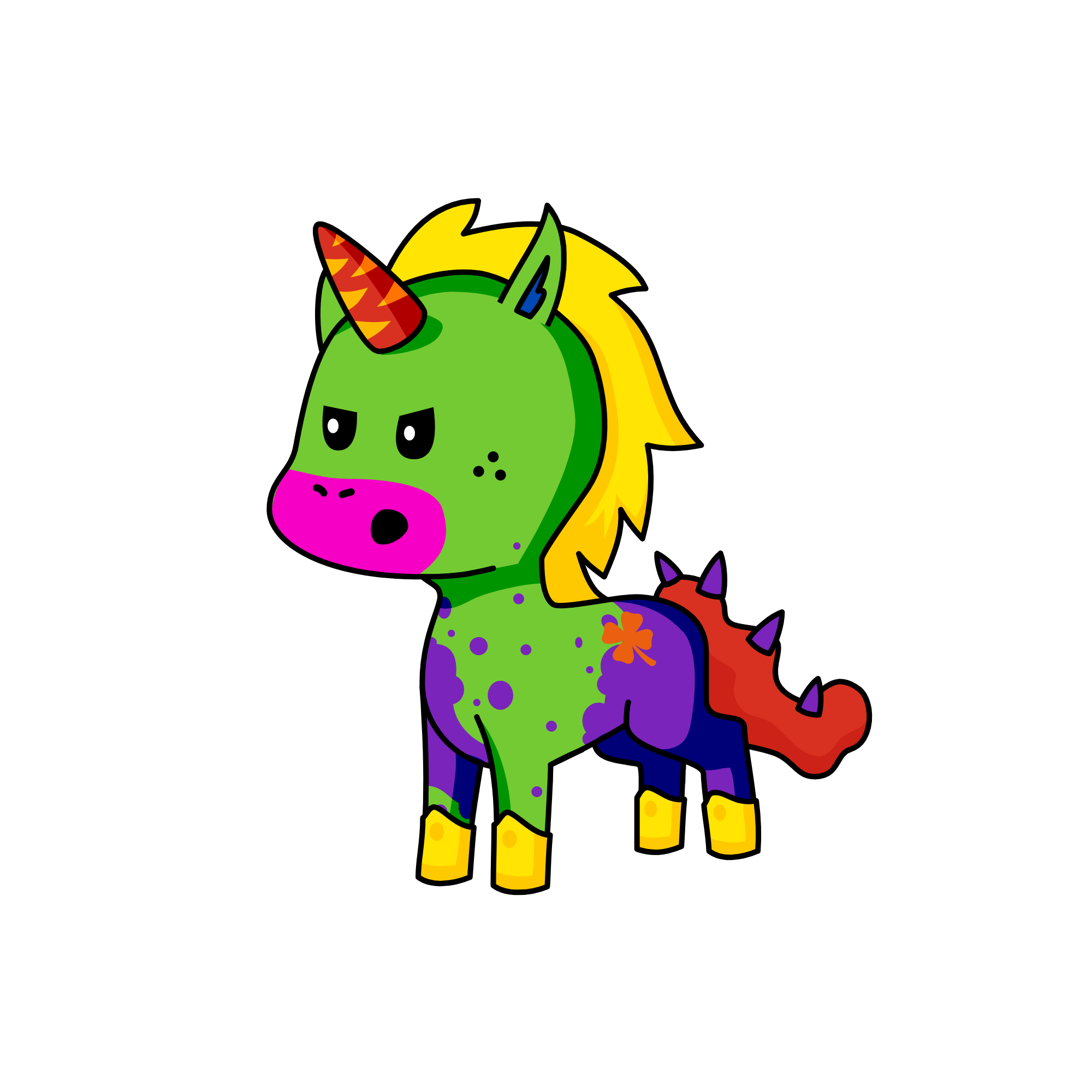 LuckyLuther, the unicorn