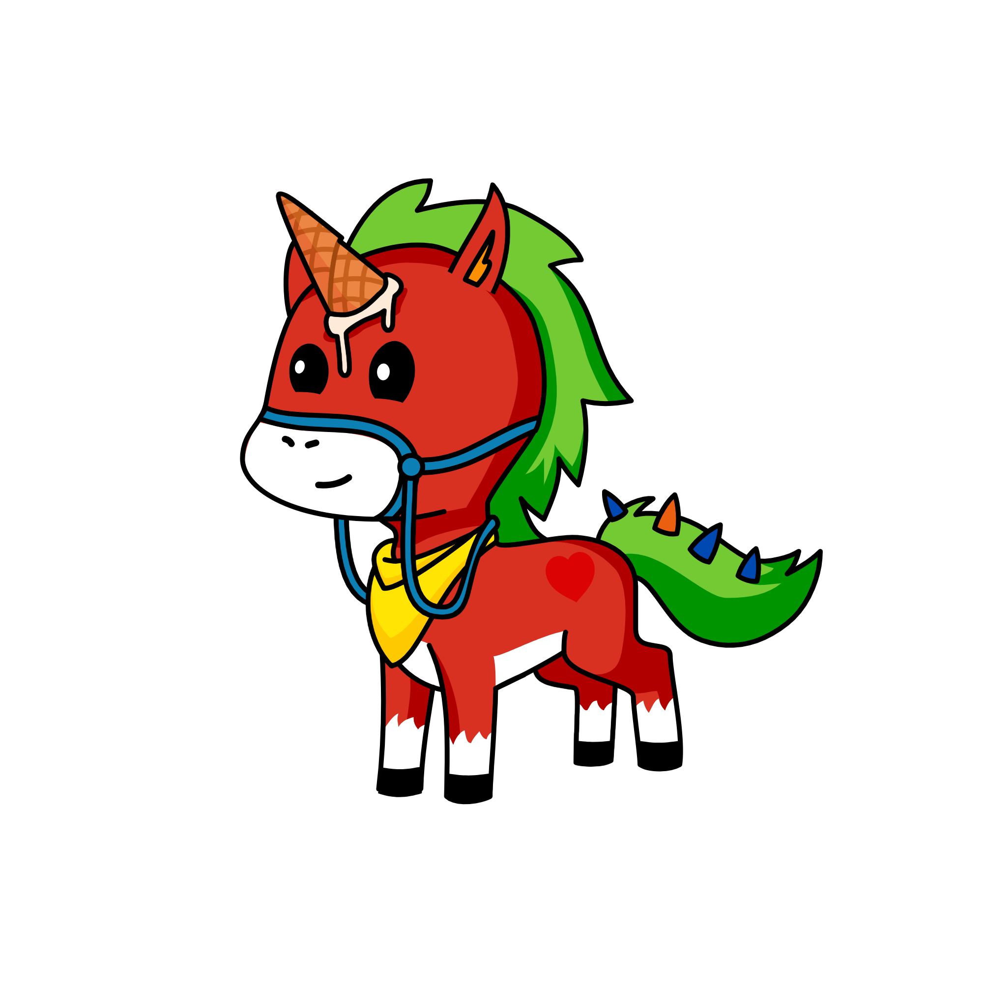 :P, the unicorn