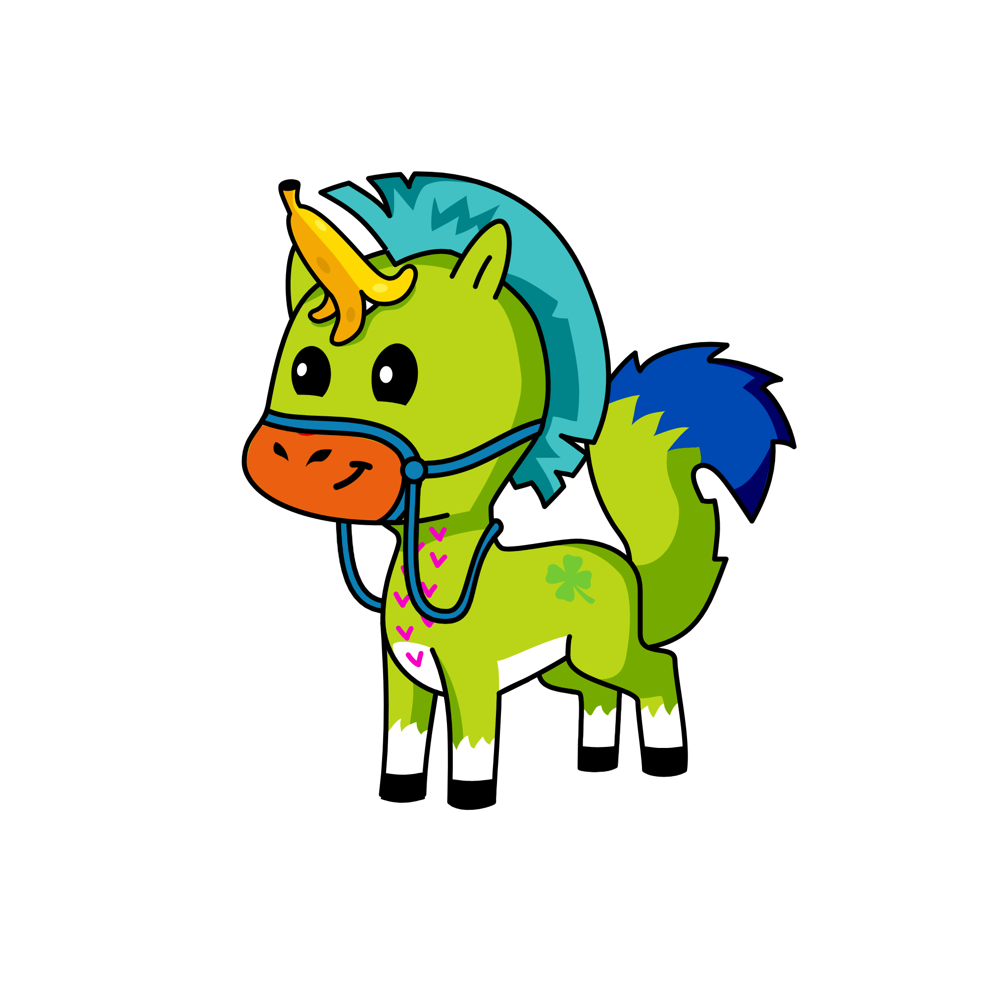 KORA OF PEOPLE, SAY HI TO ME, the unicorn