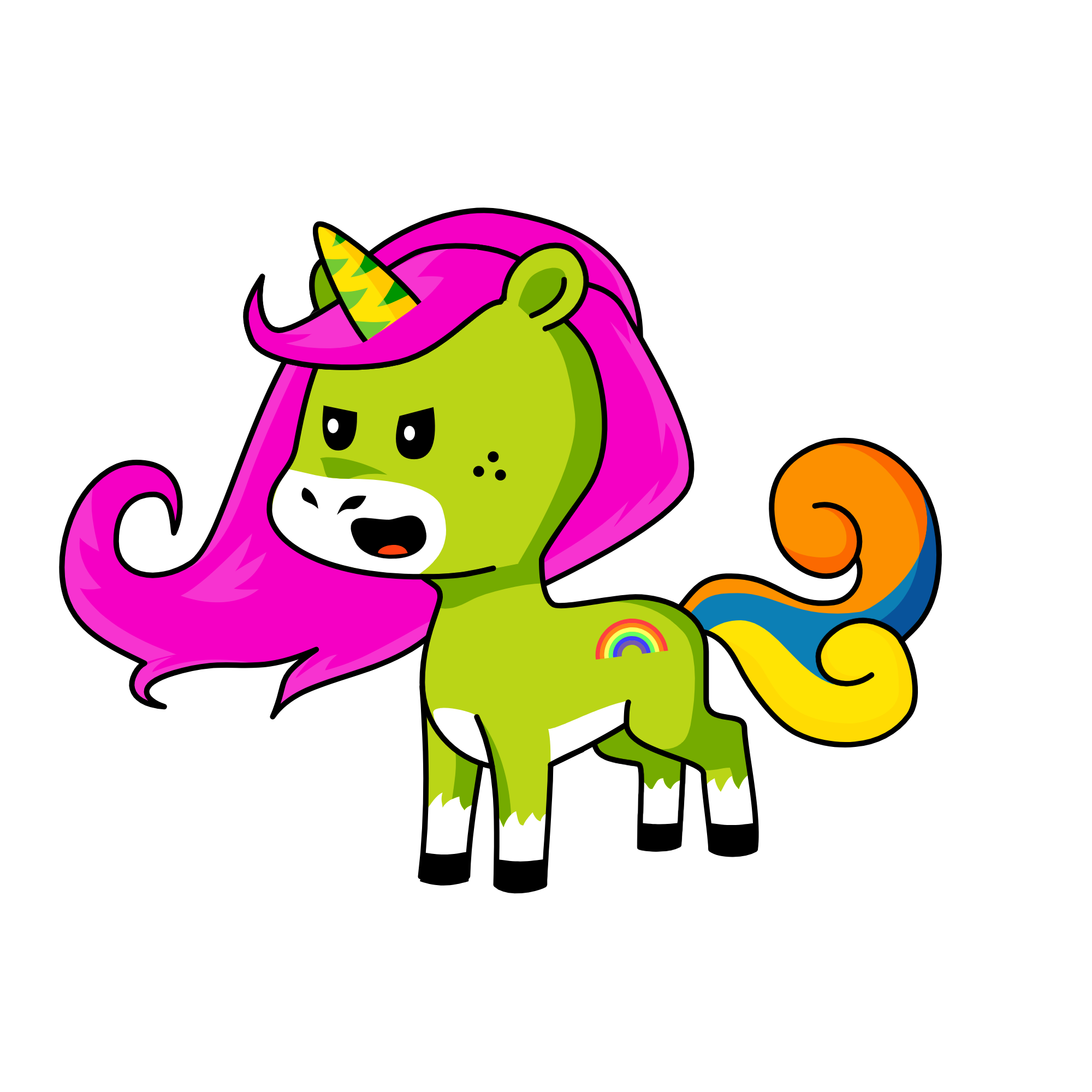 thank you some one FINALLY agrees with me so STOP , the unicorn