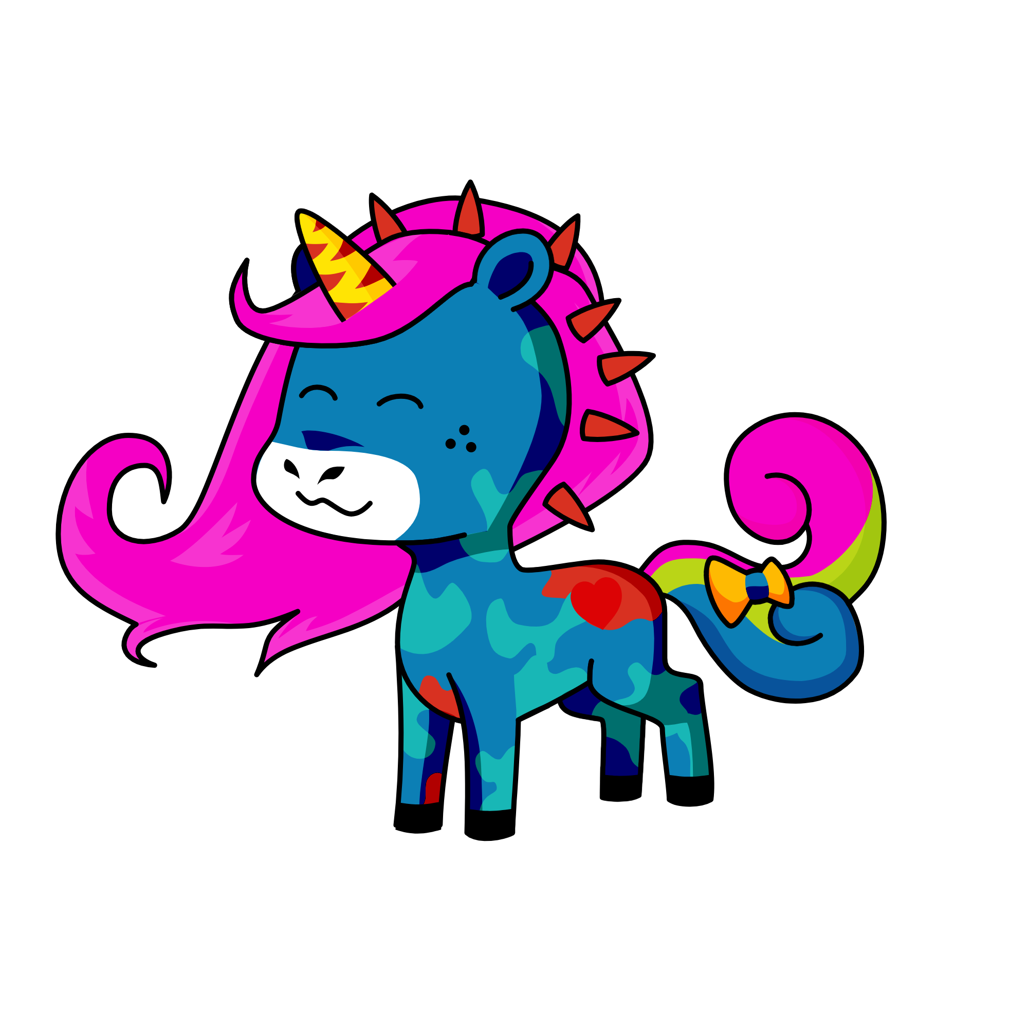a seawing on here and if so where, the unicorn