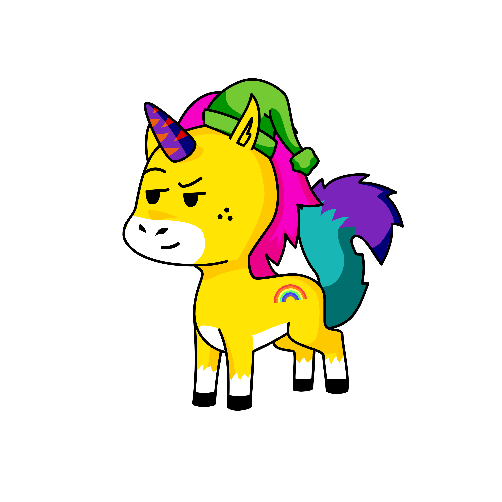 Hi, the unicorn