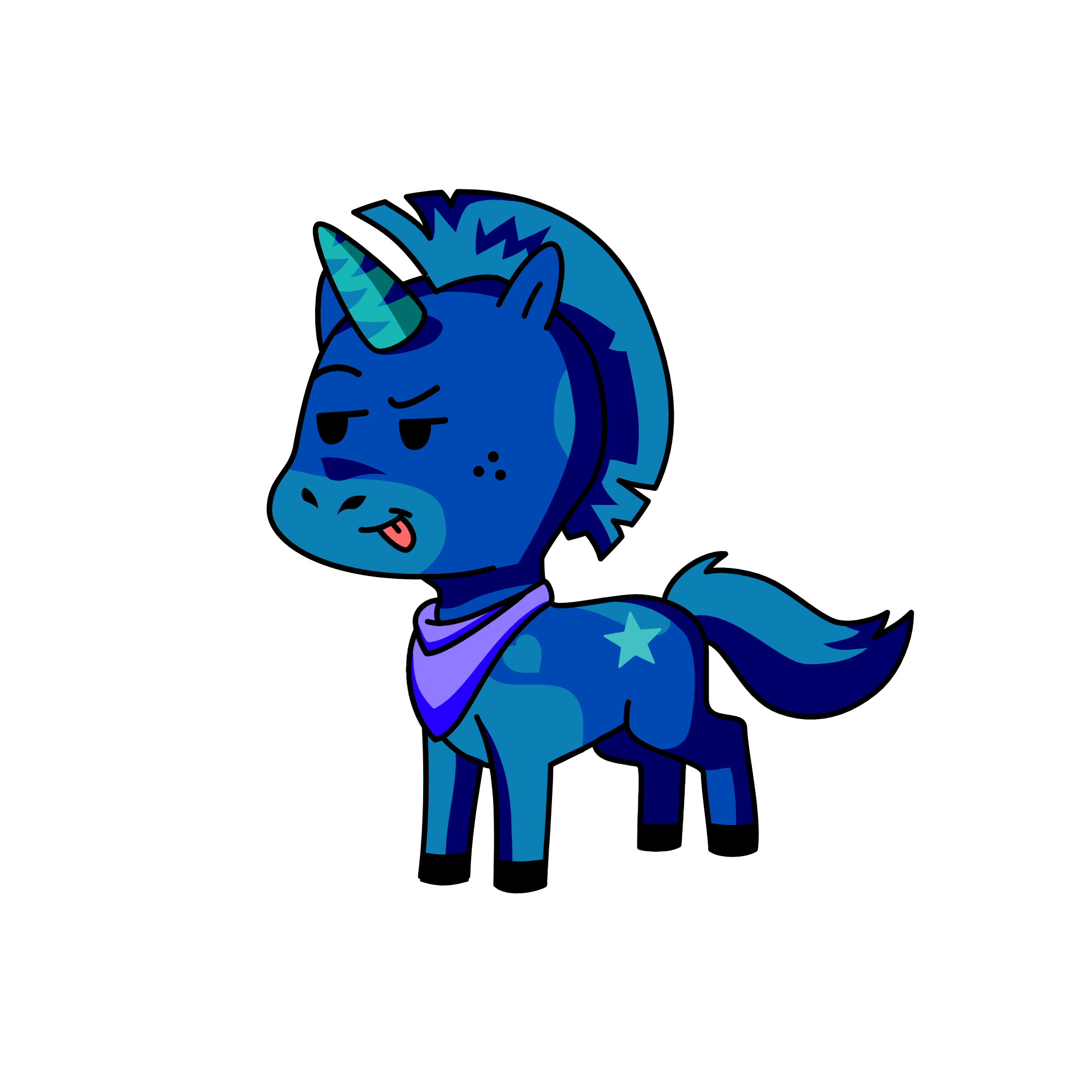 Nightwing, the unicorn