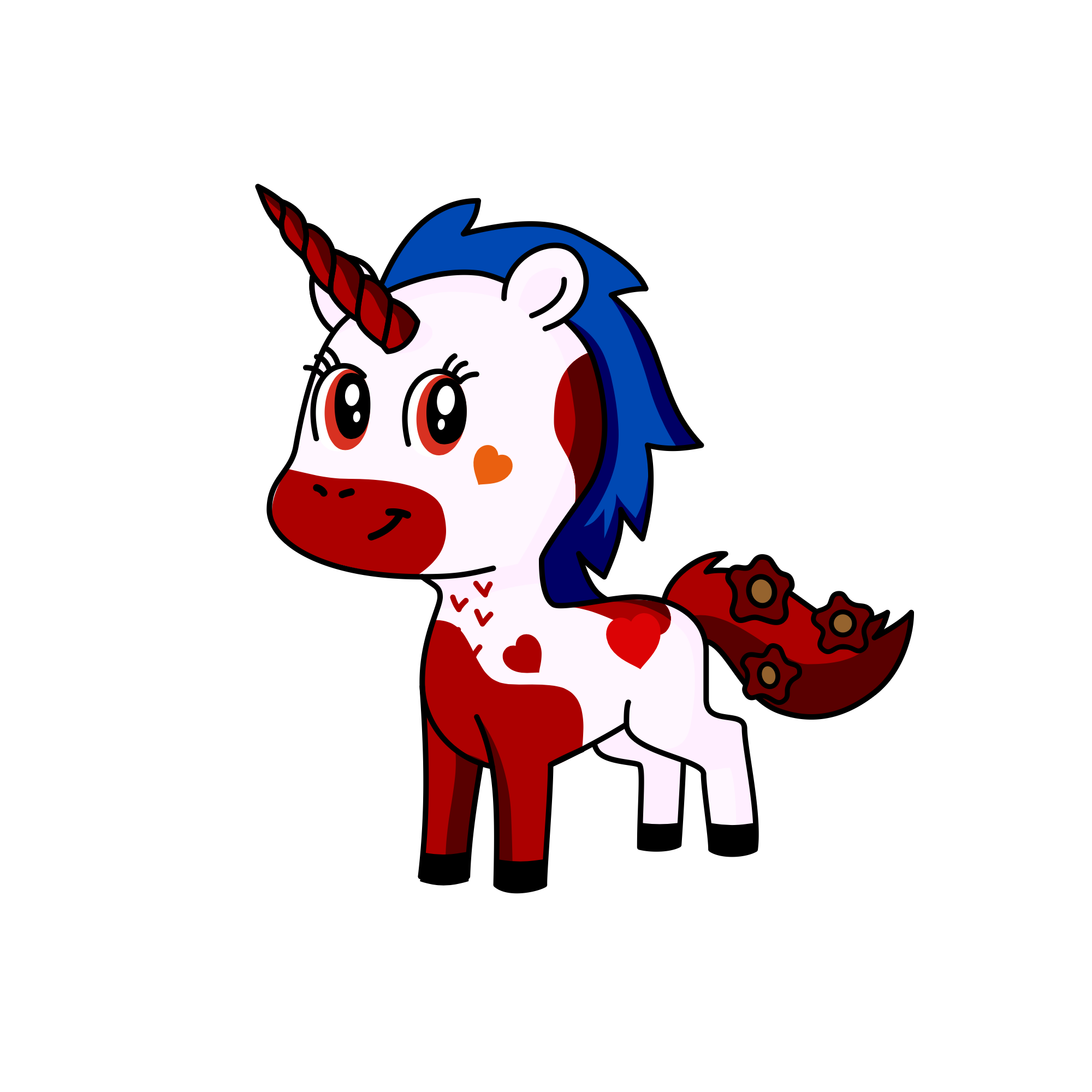 Tampon, the unicorn