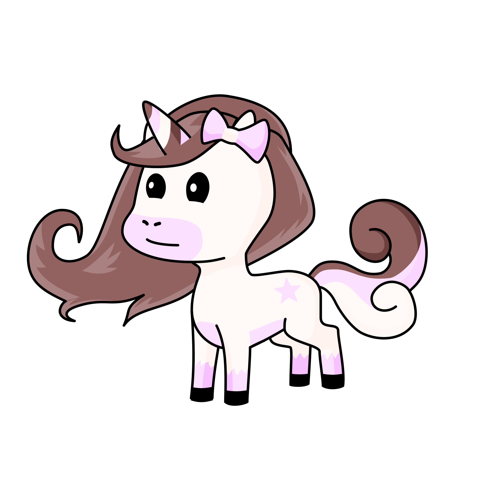chocolate vanilla strawberry ice cream, the unicorn