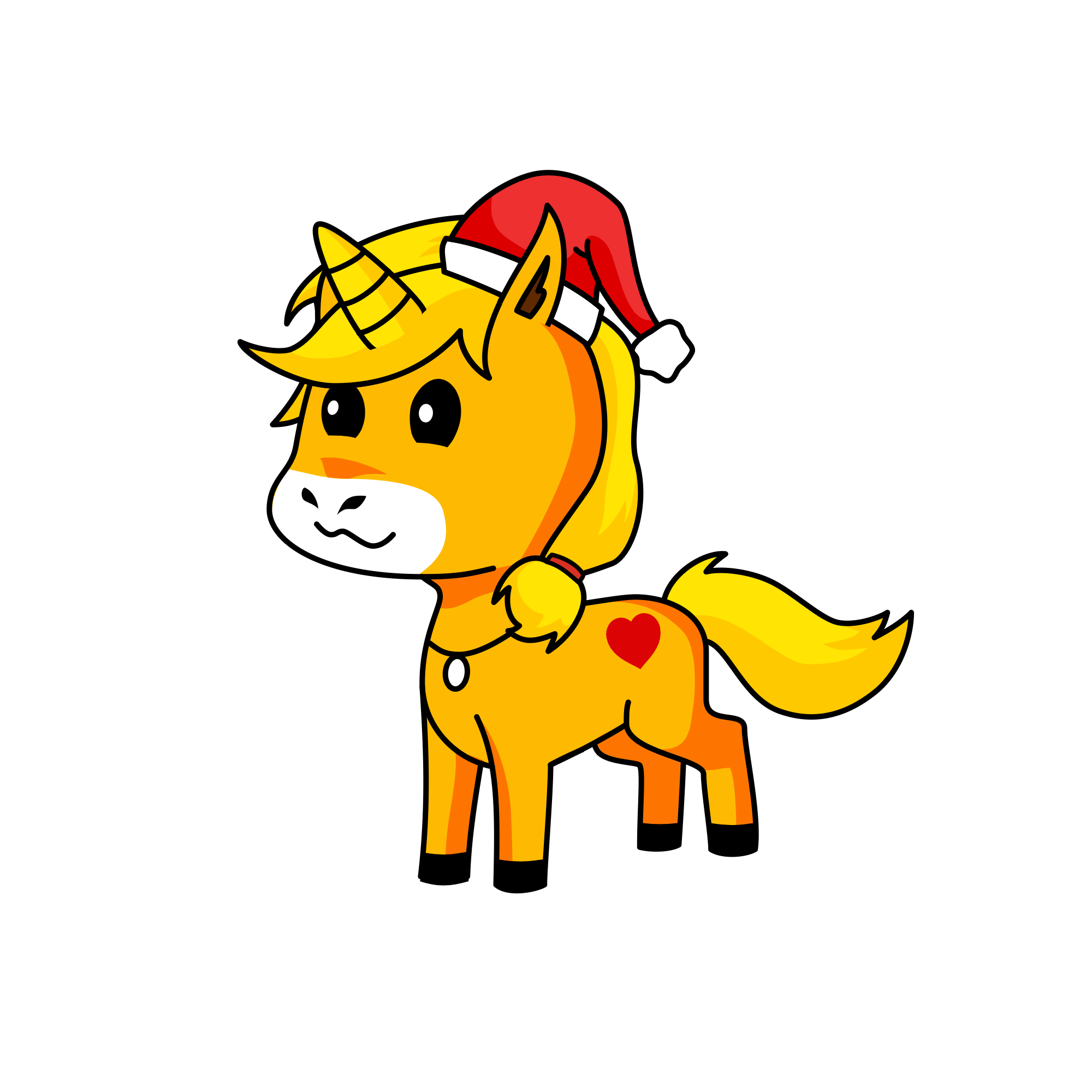 Winter Applejack, the unicorn