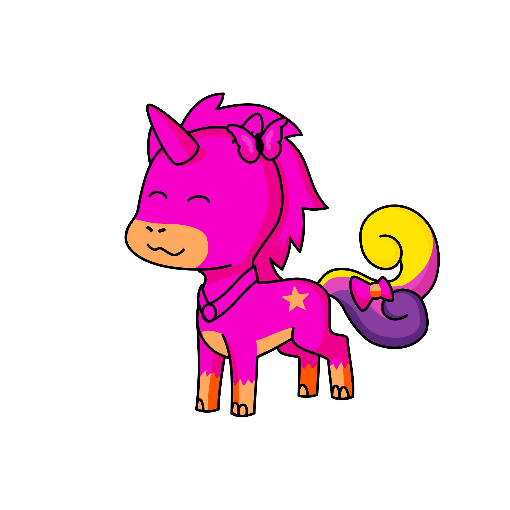 I’m not cute anymore???, the unicorn