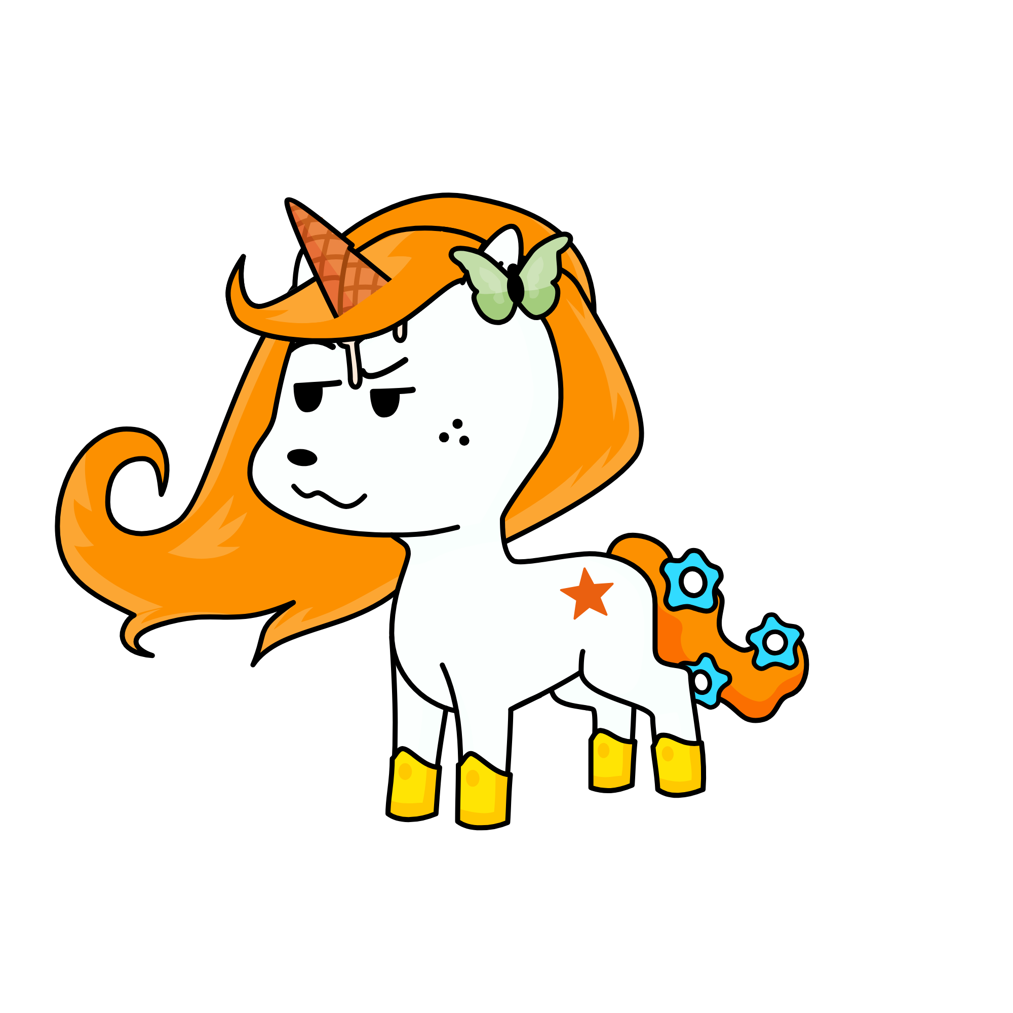 Emily, the unicorn
