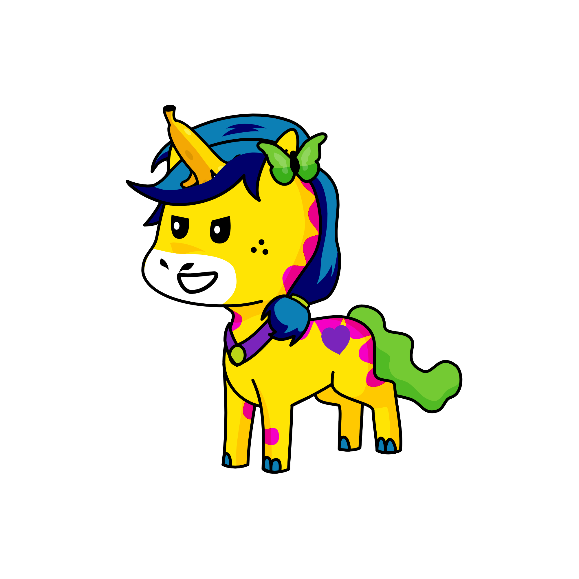 (ノಠ益ಠ)ノ, the unicorn