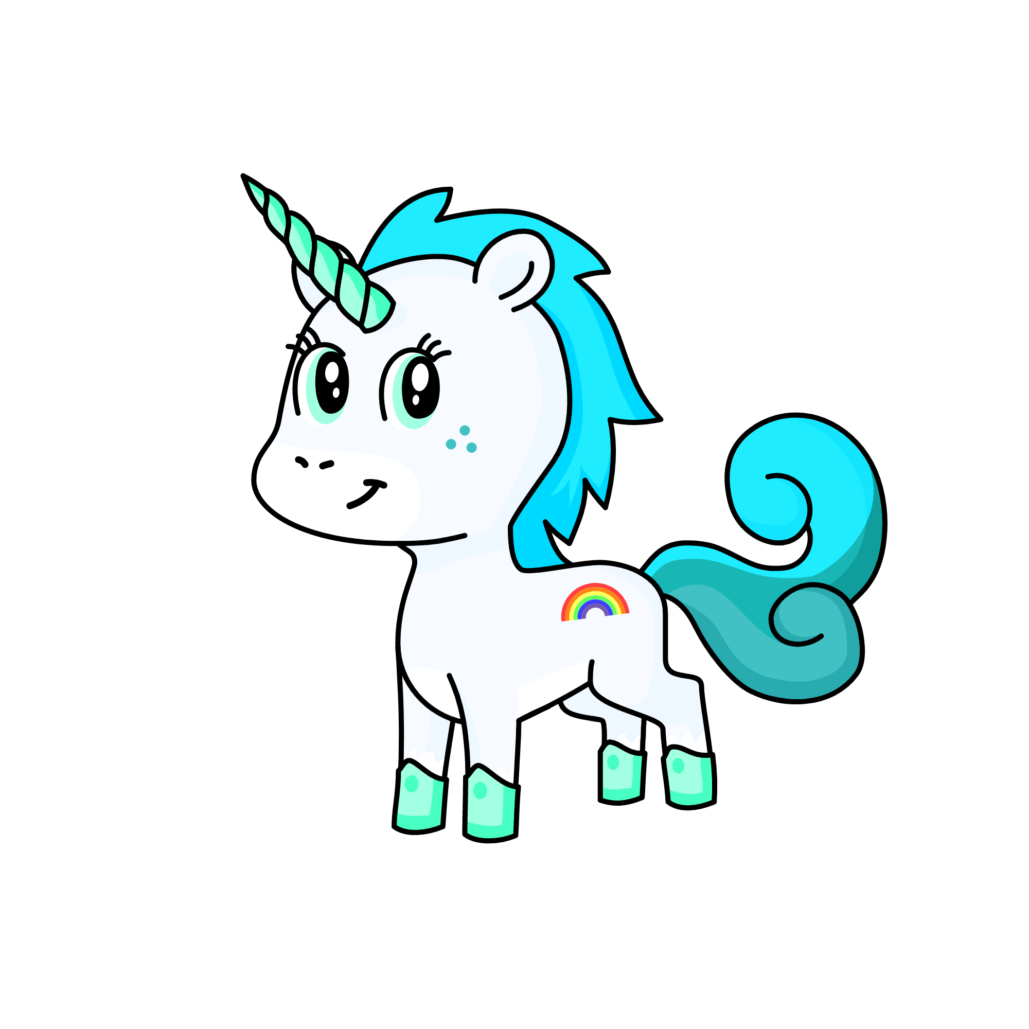 nube, the unicorn
