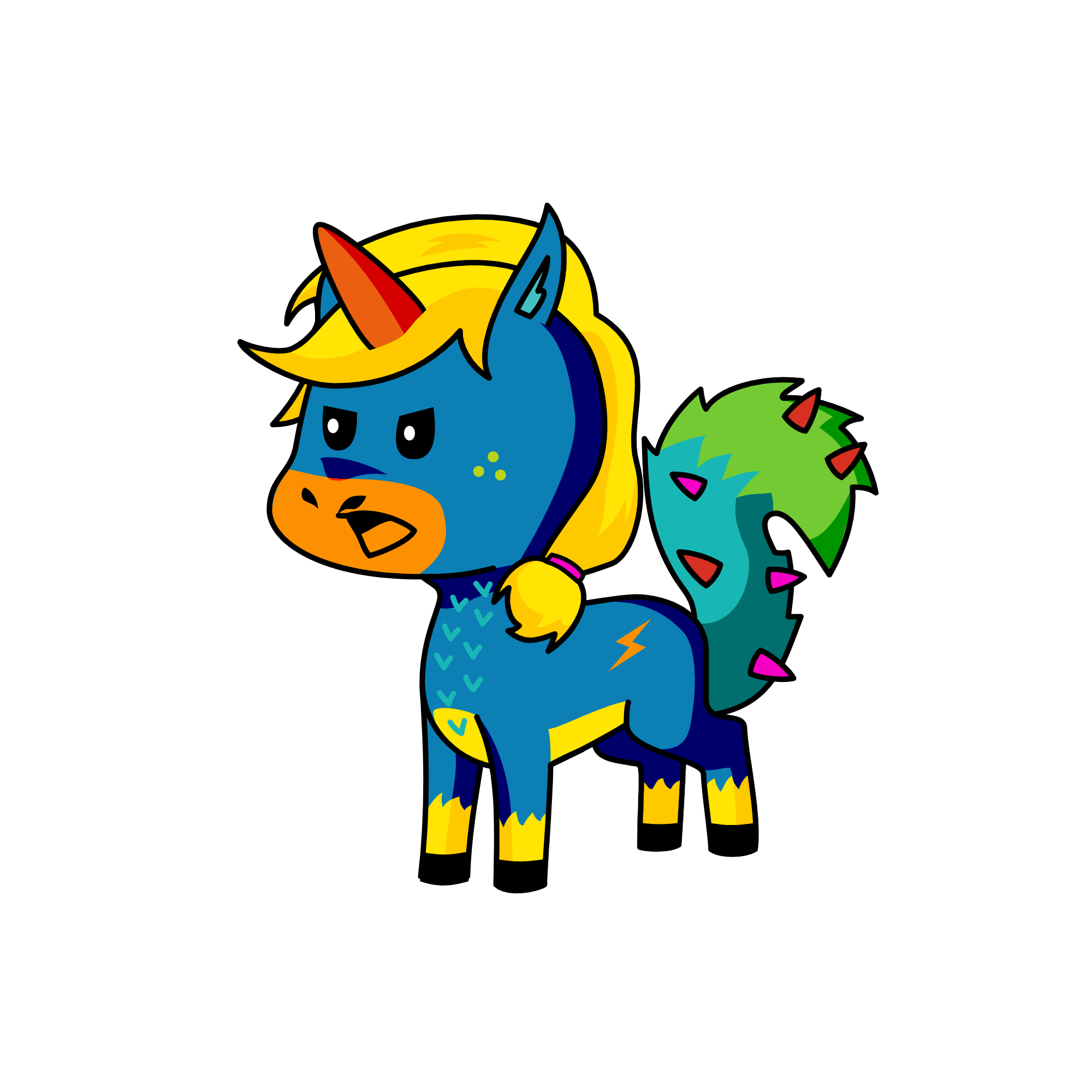 I am Minecraft Steve ♛, the unicorn