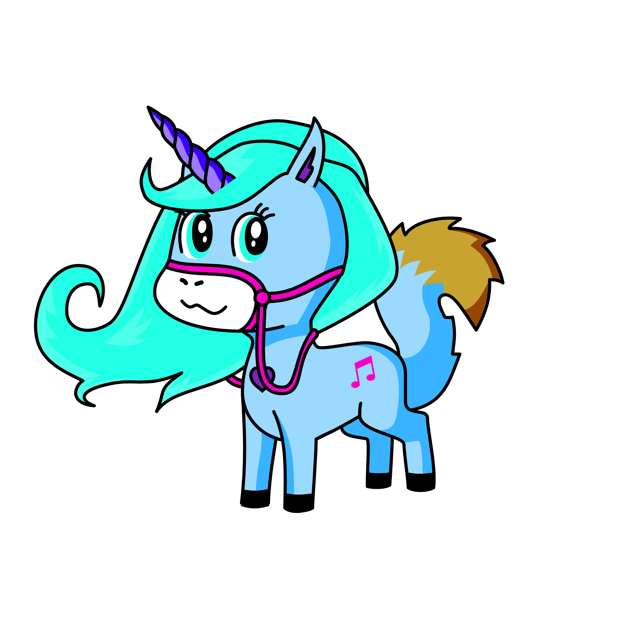 Snowy, the unicorn