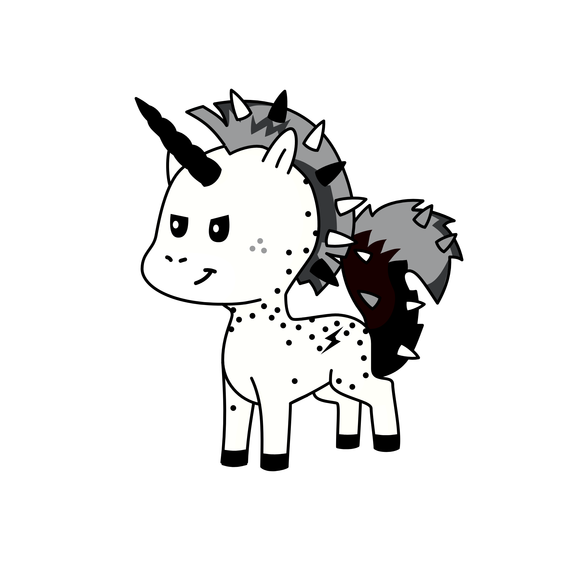 Black Knight, the unicorn
