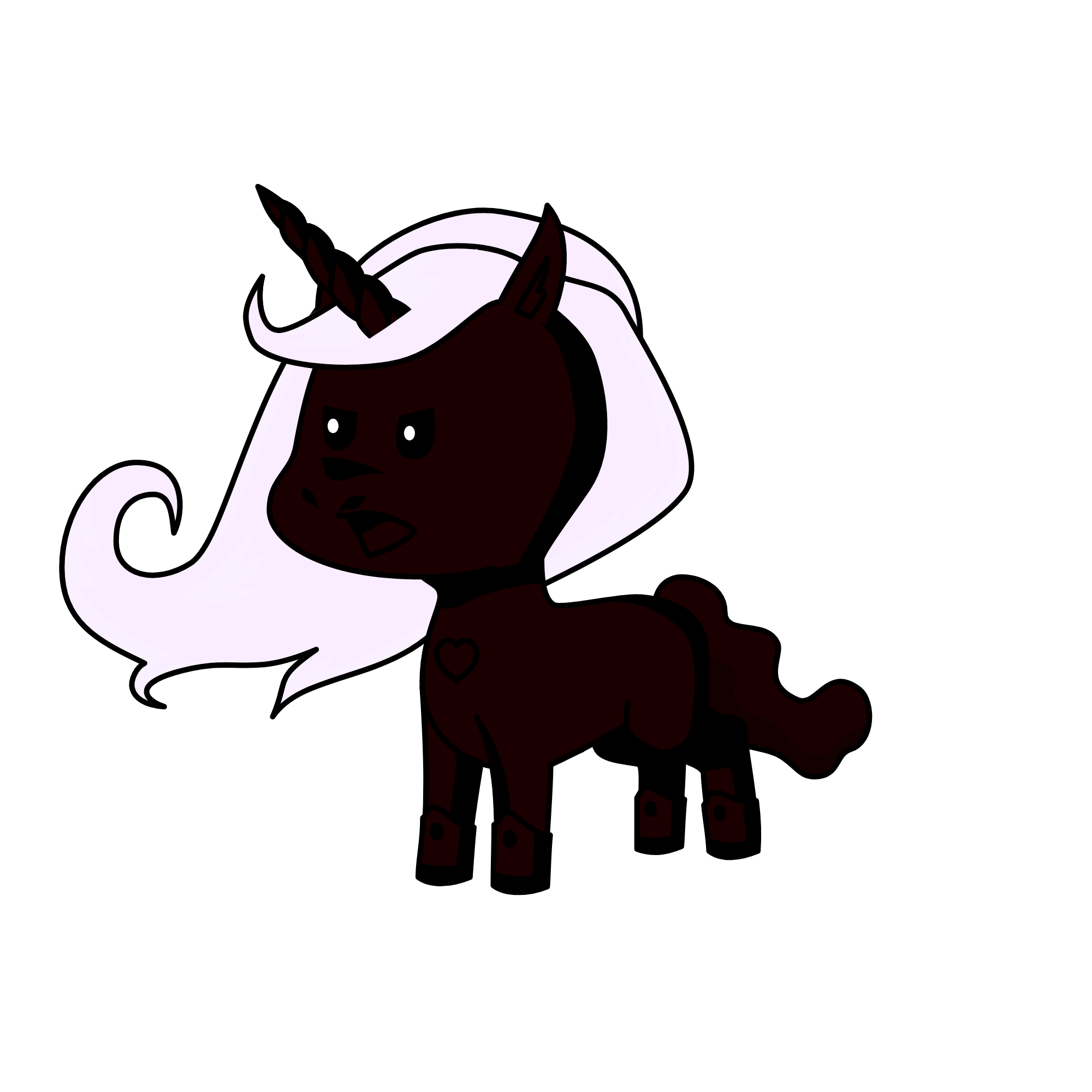 Midnight, the unicorn