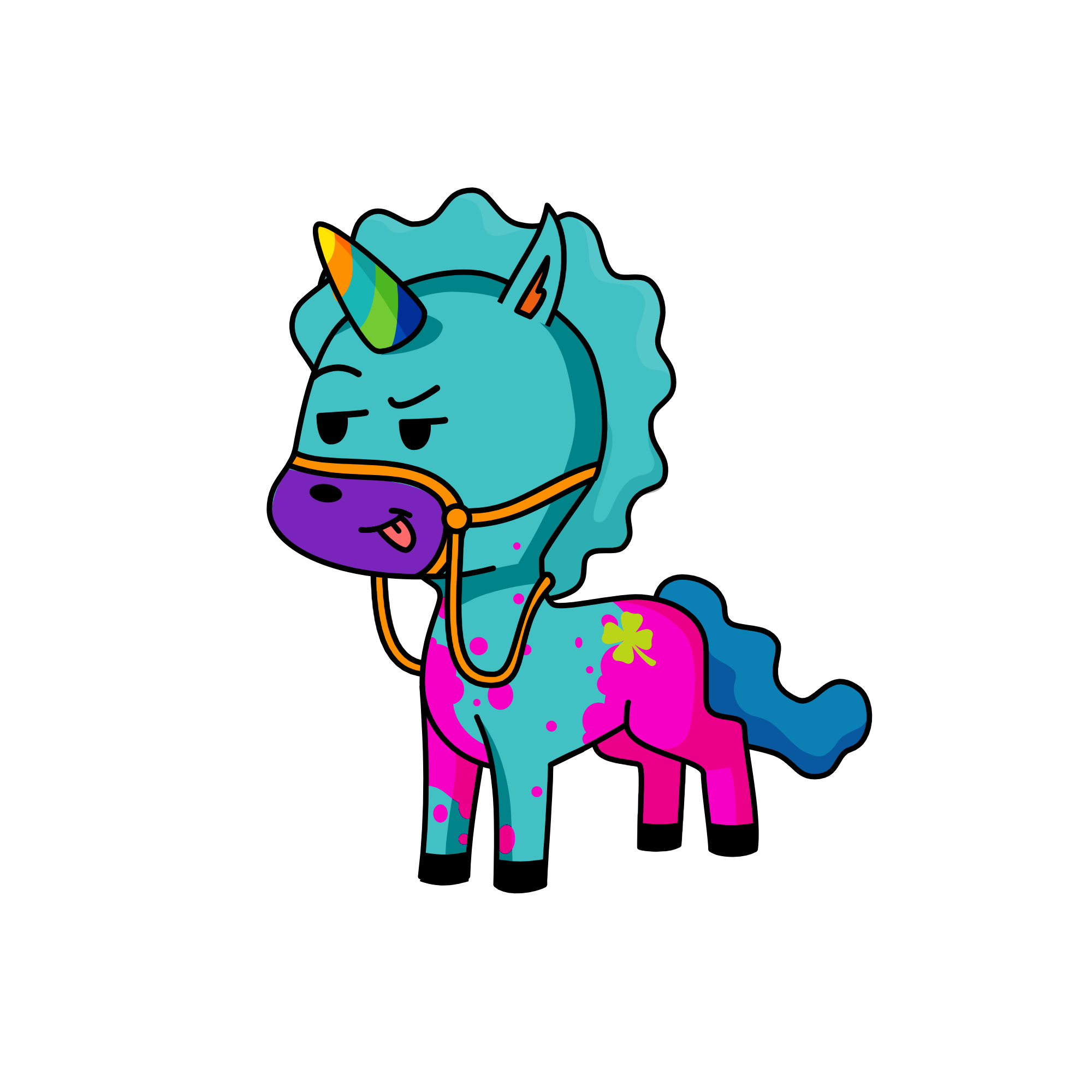 。:+* ゜ ゜゜ *+:。, the unicorn