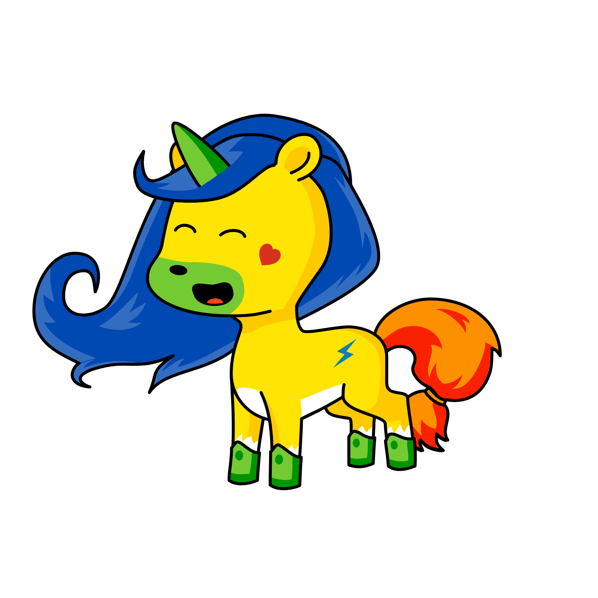 ⇱, the unicorn
