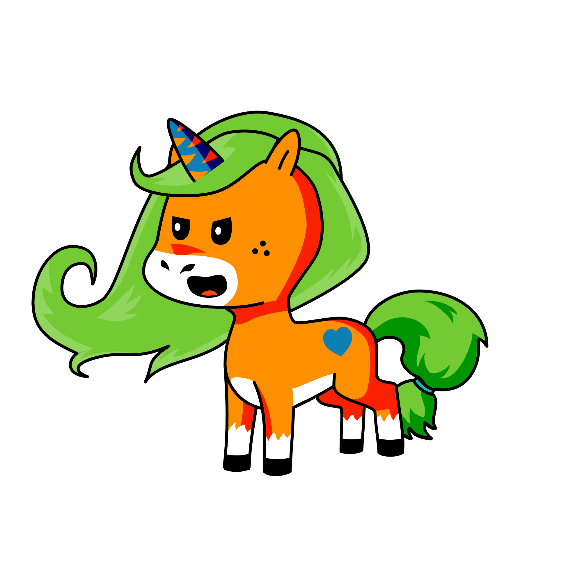¯\_(ツ)_/¯, the unicorn