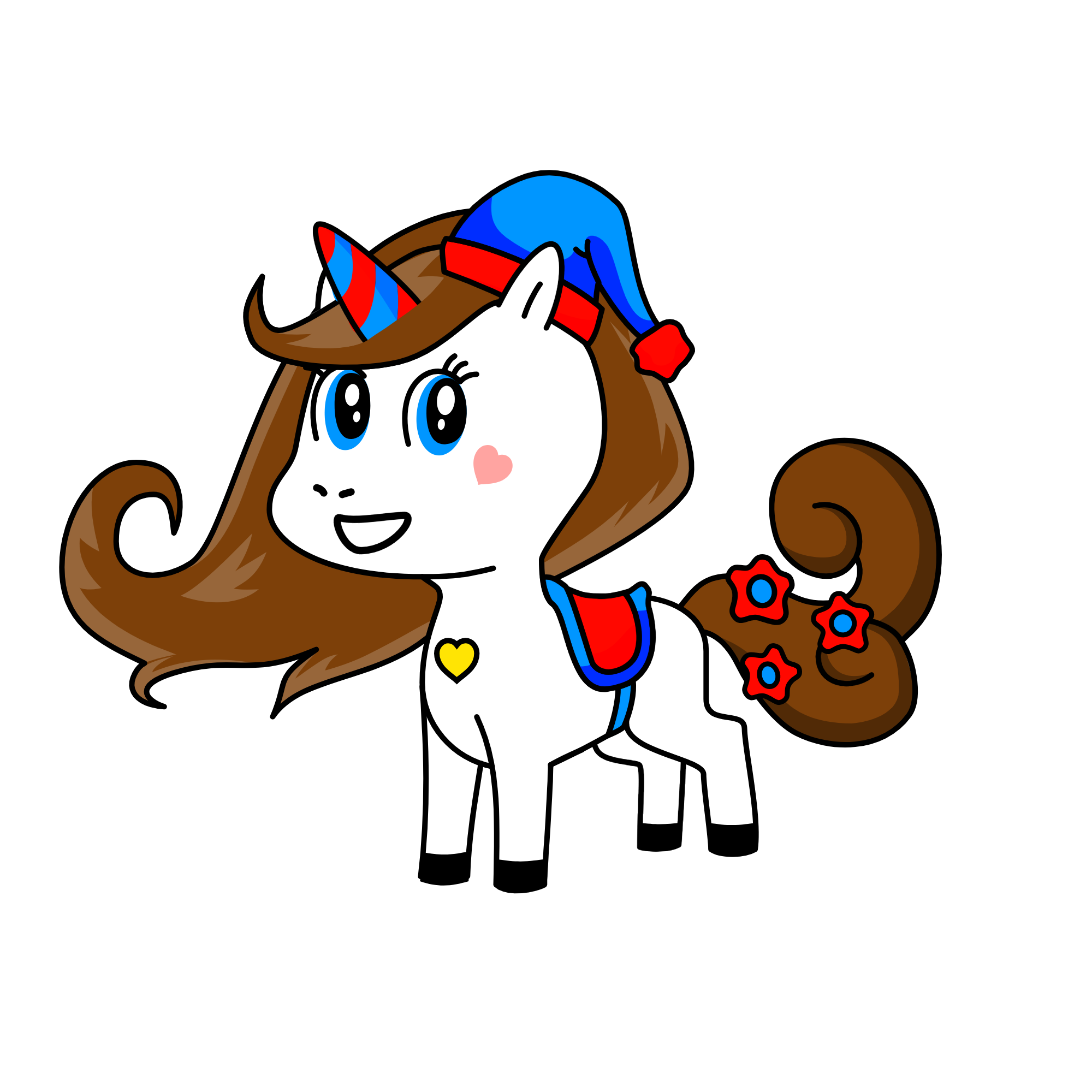 Pomni, the unicorn