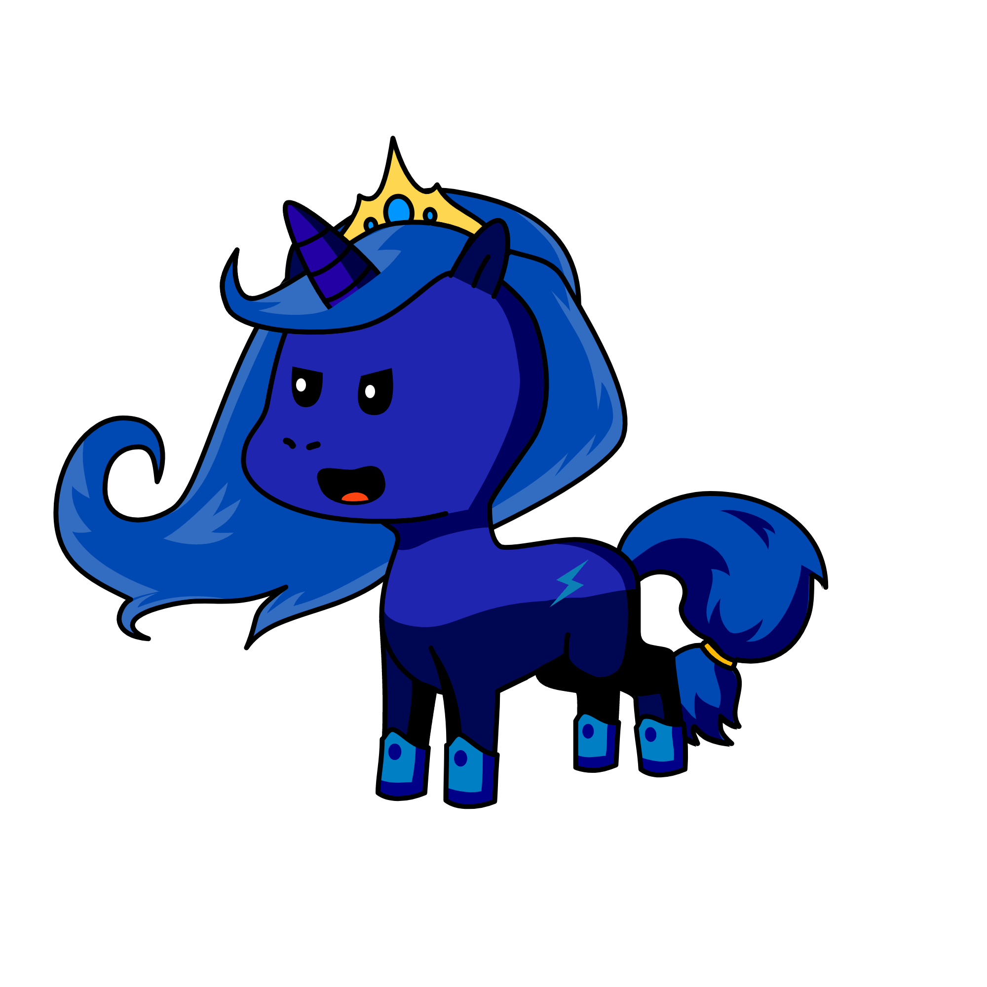Night Queen of the lovely night stars, the unicorn