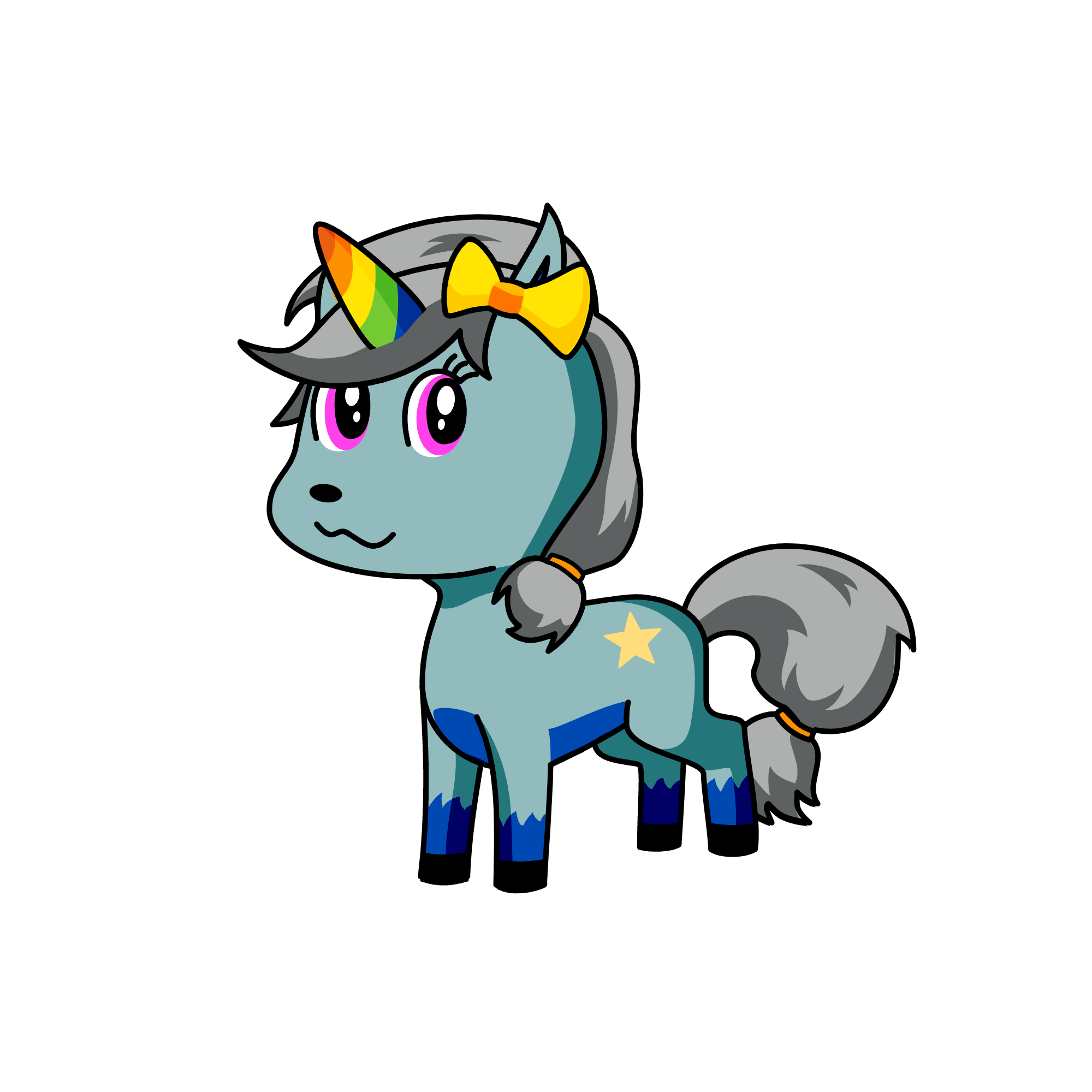 Sadie the old granny, the unicorn
