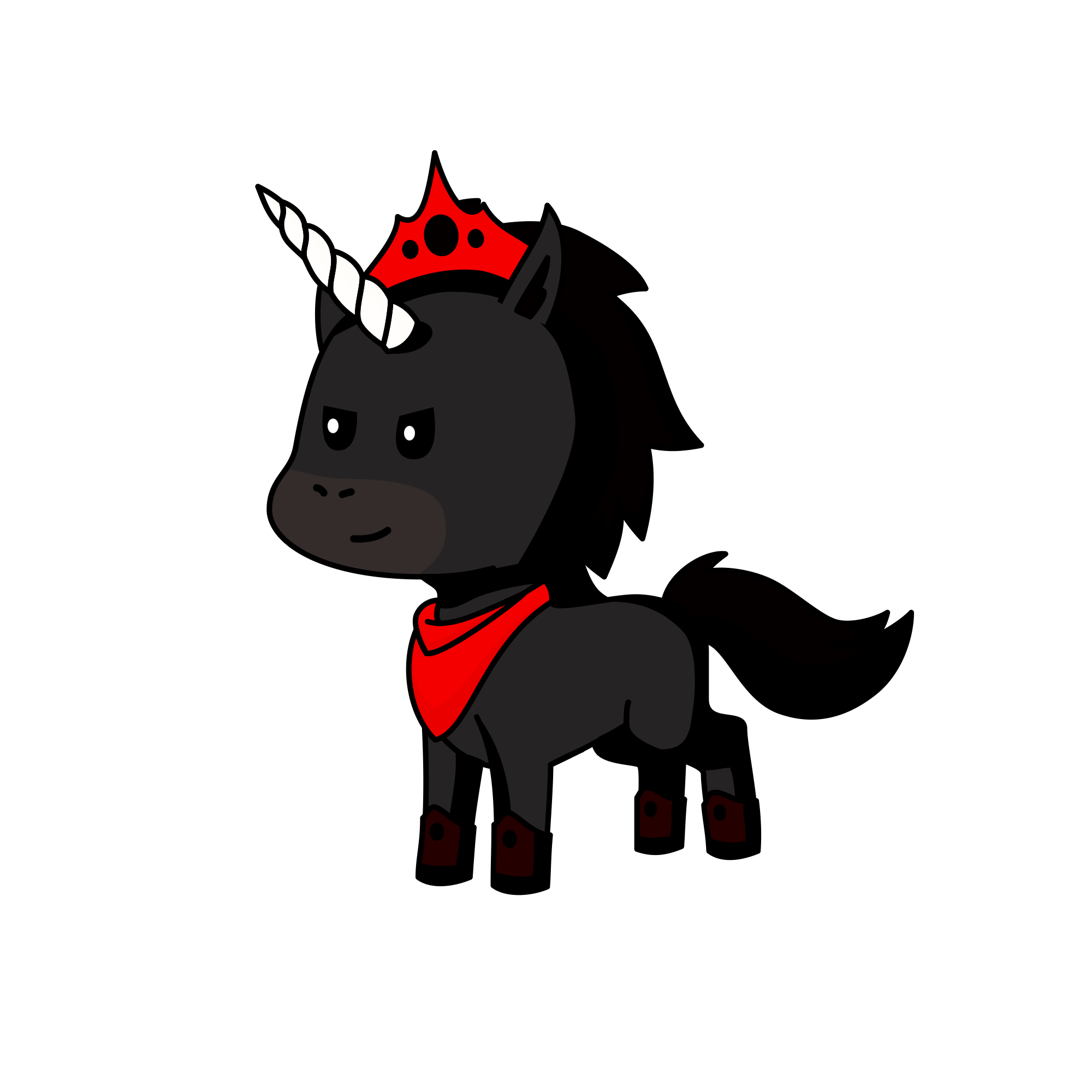 Evil 😈 uni , the unicorn