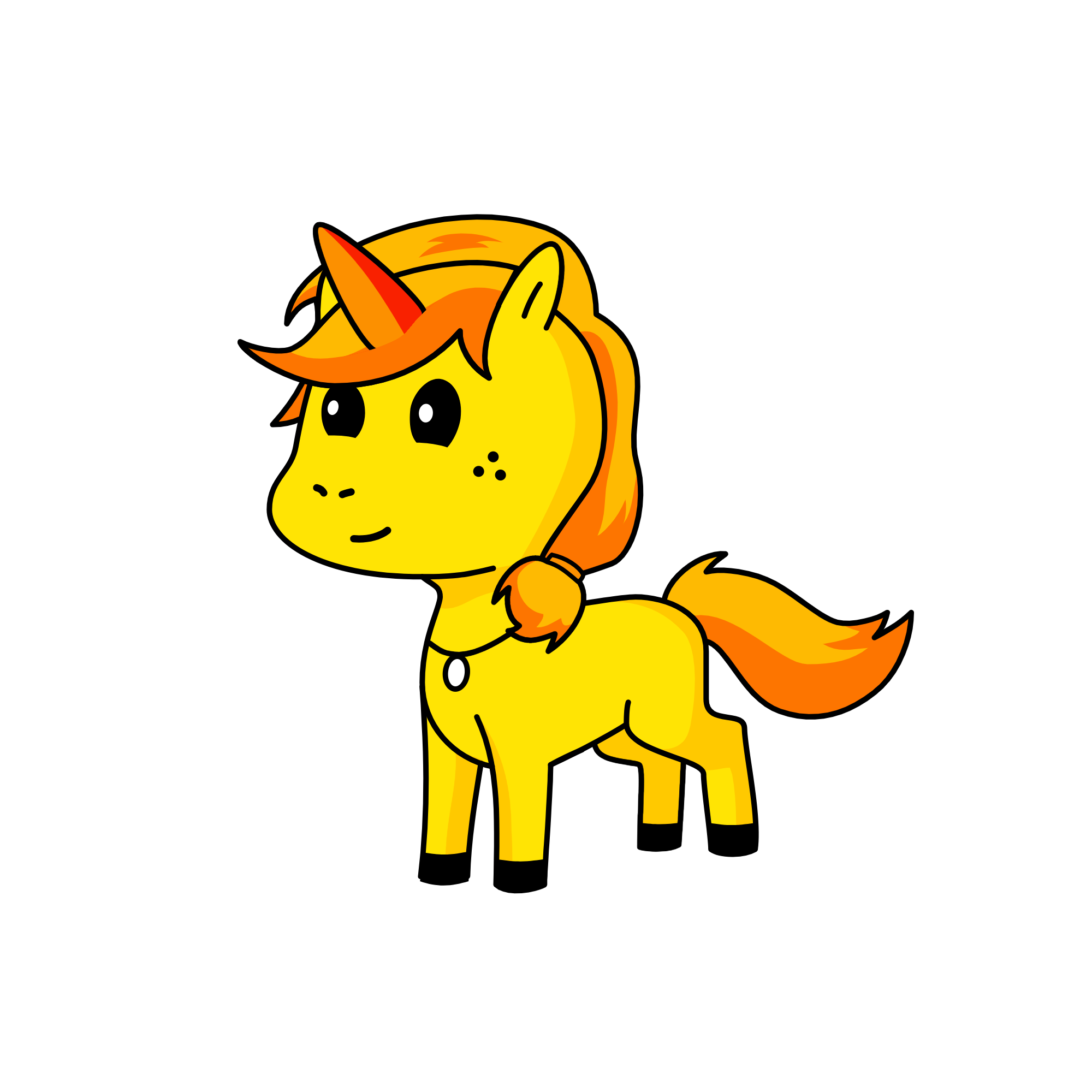 Sunshine, the unicorn