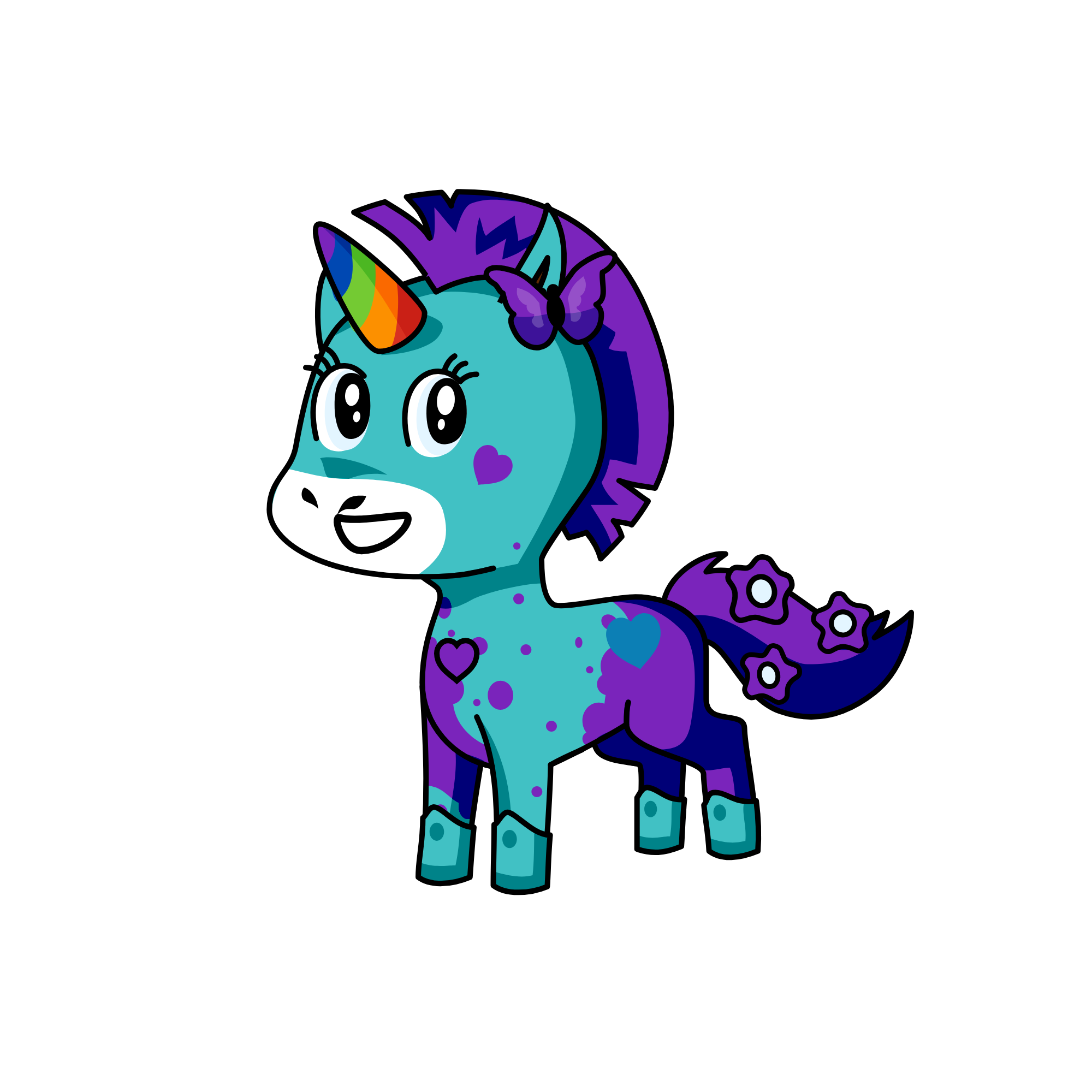 Purpala Turquoiso, the unicorn