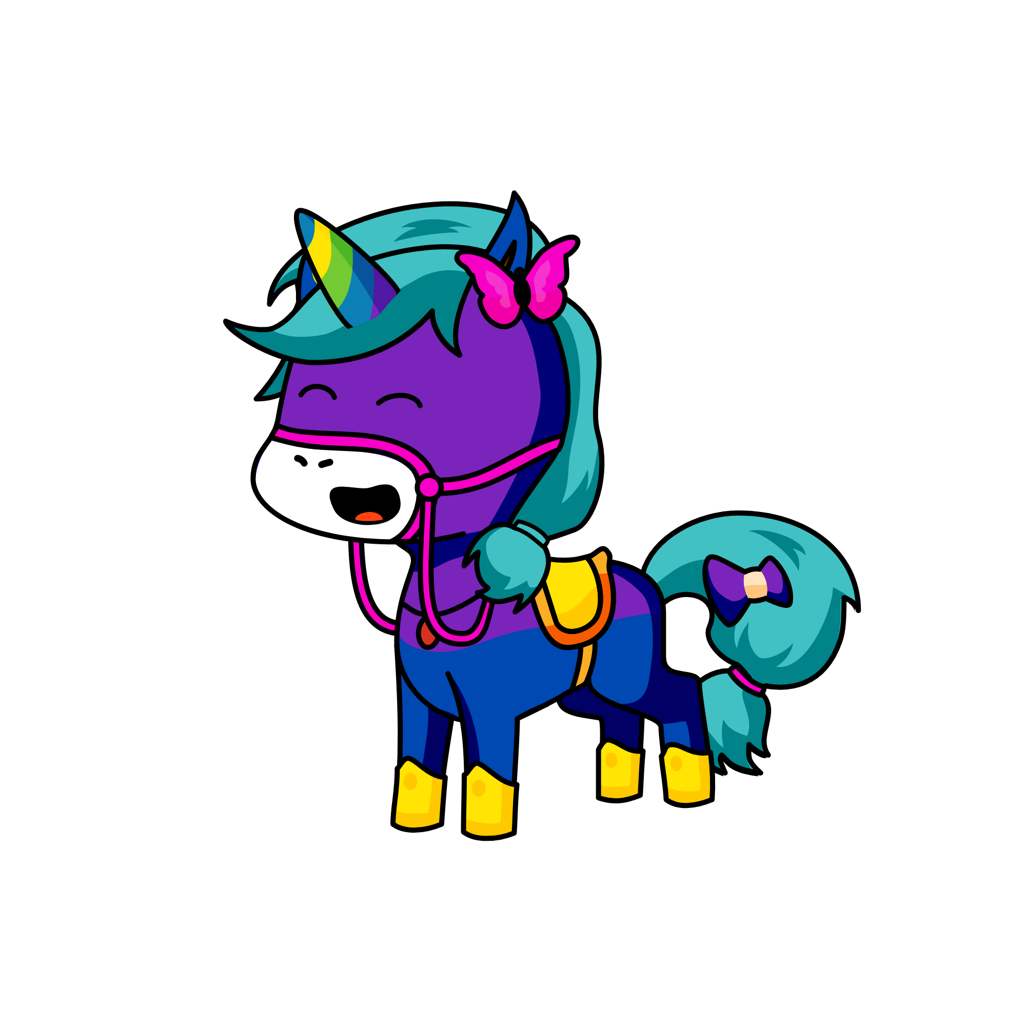 Snowball, the unicorn