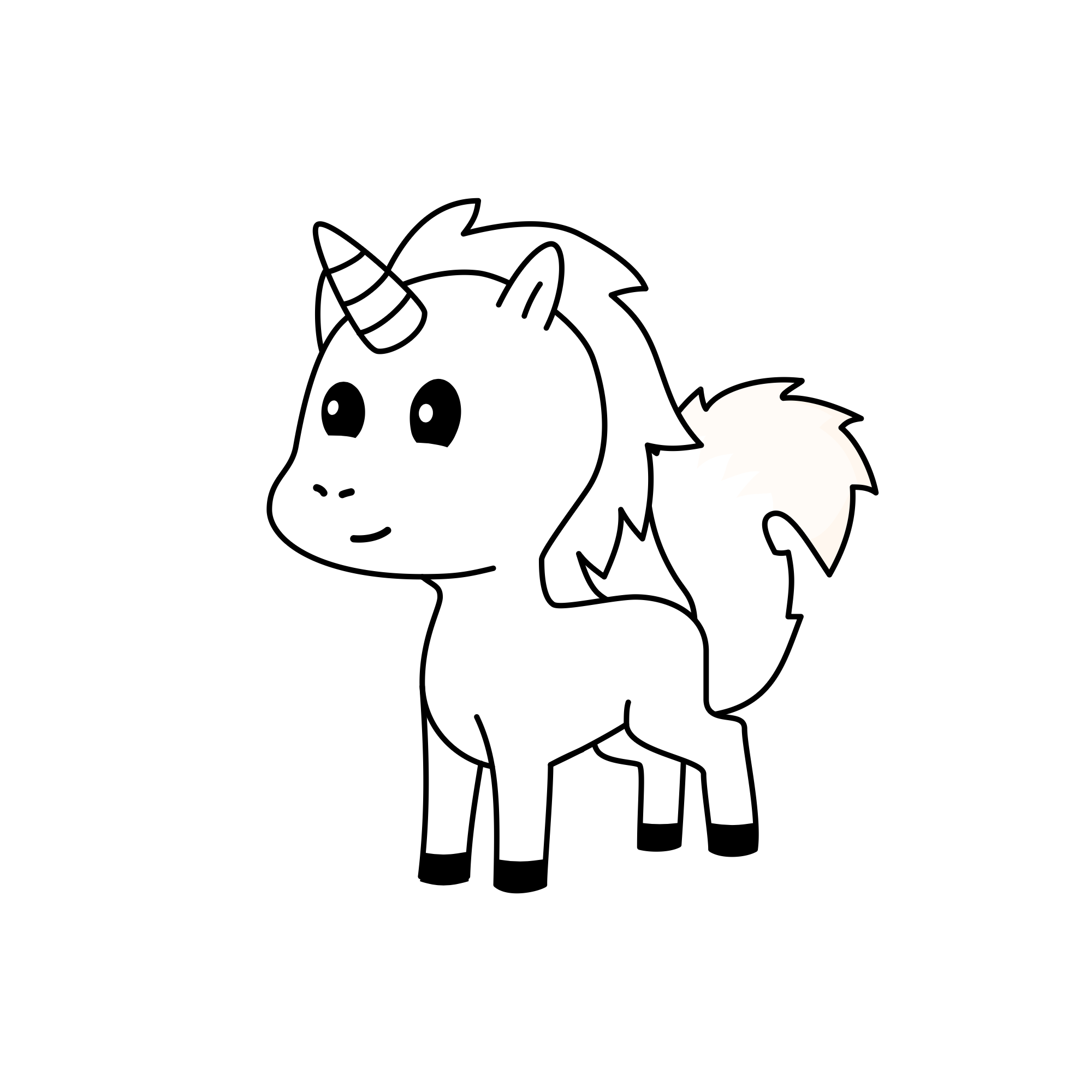 The white milk horse Aka the white horse producer, the unicorn