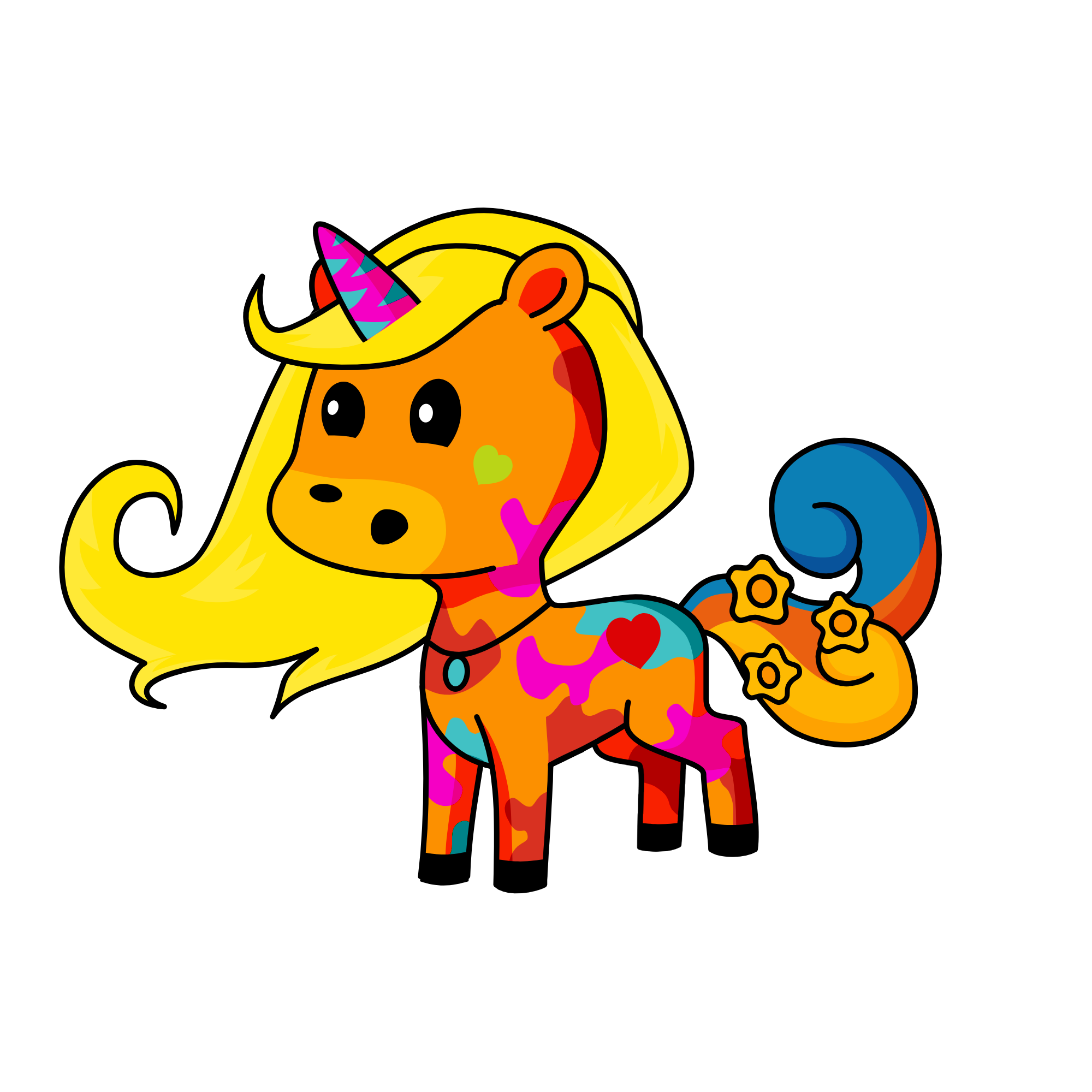 Oh, gosh, the unicorn