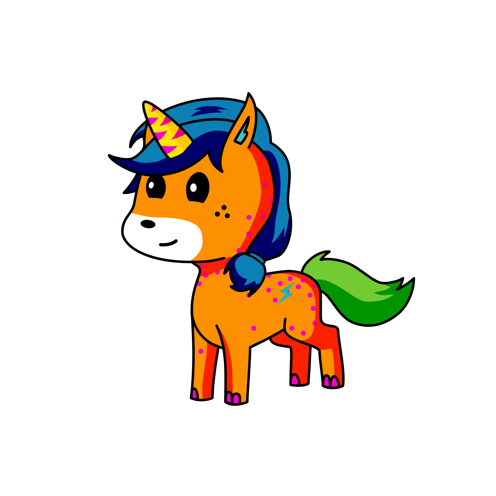 Oh dear, the unicorn
