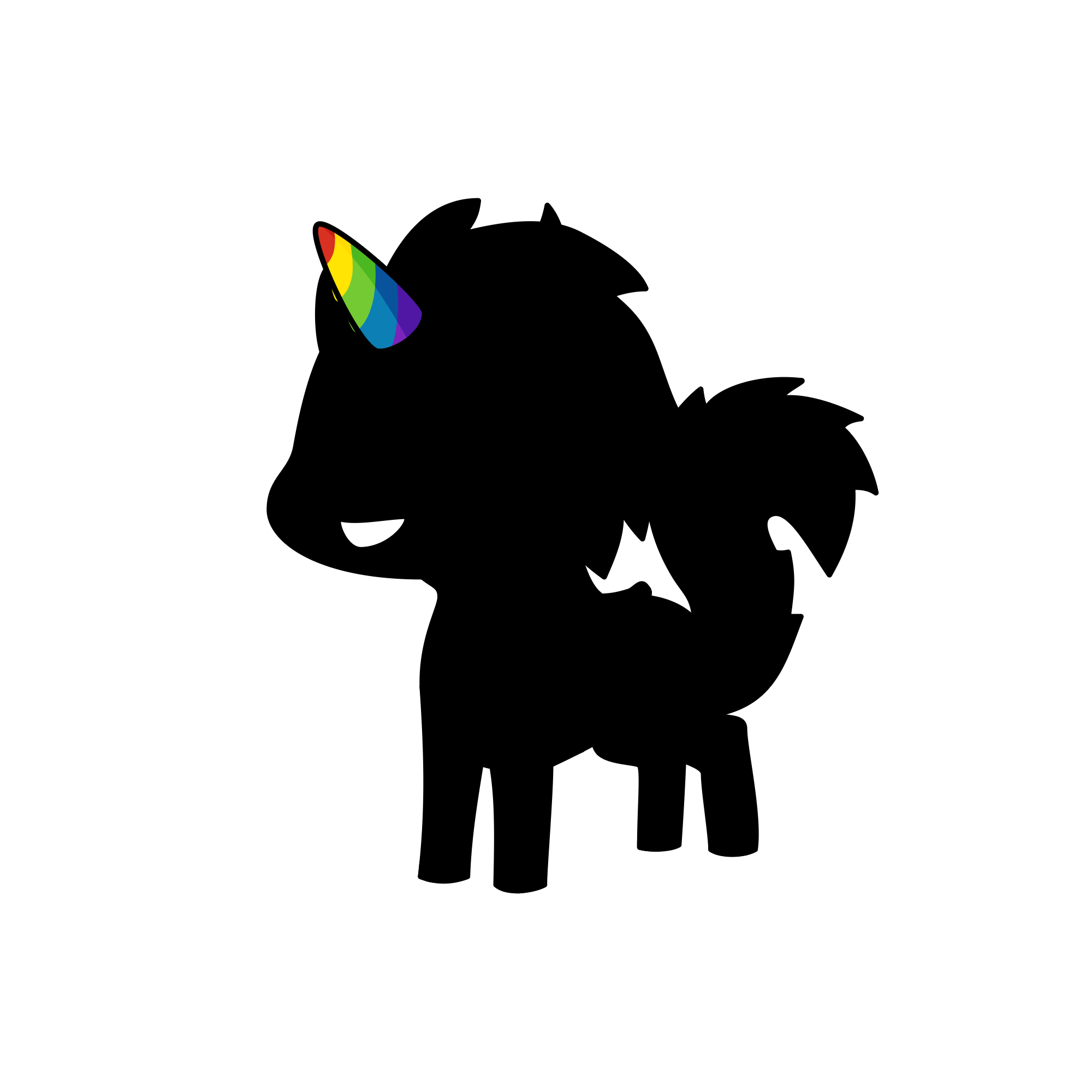 Super gay horse , the unicorn