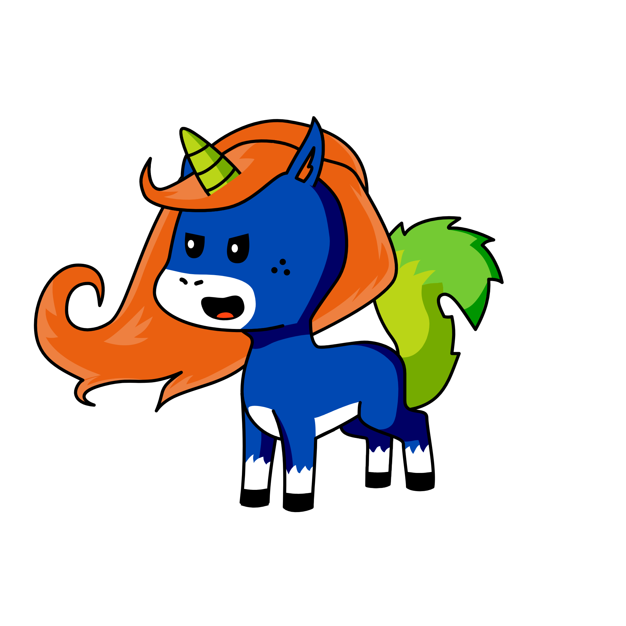 Cattail of the Desert, the unicorn