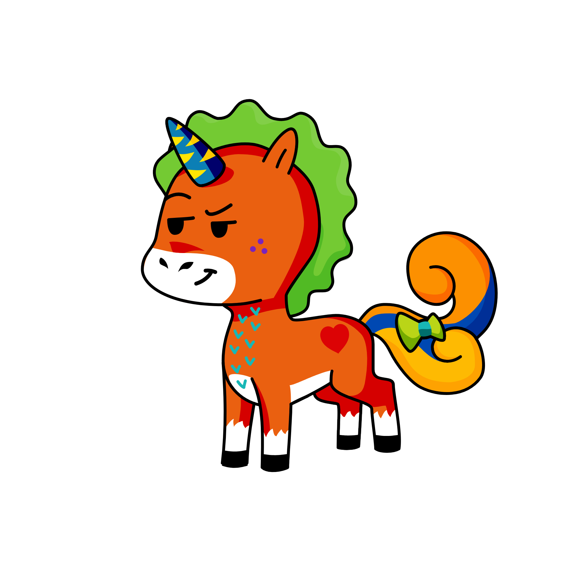 Gay., the unicorn