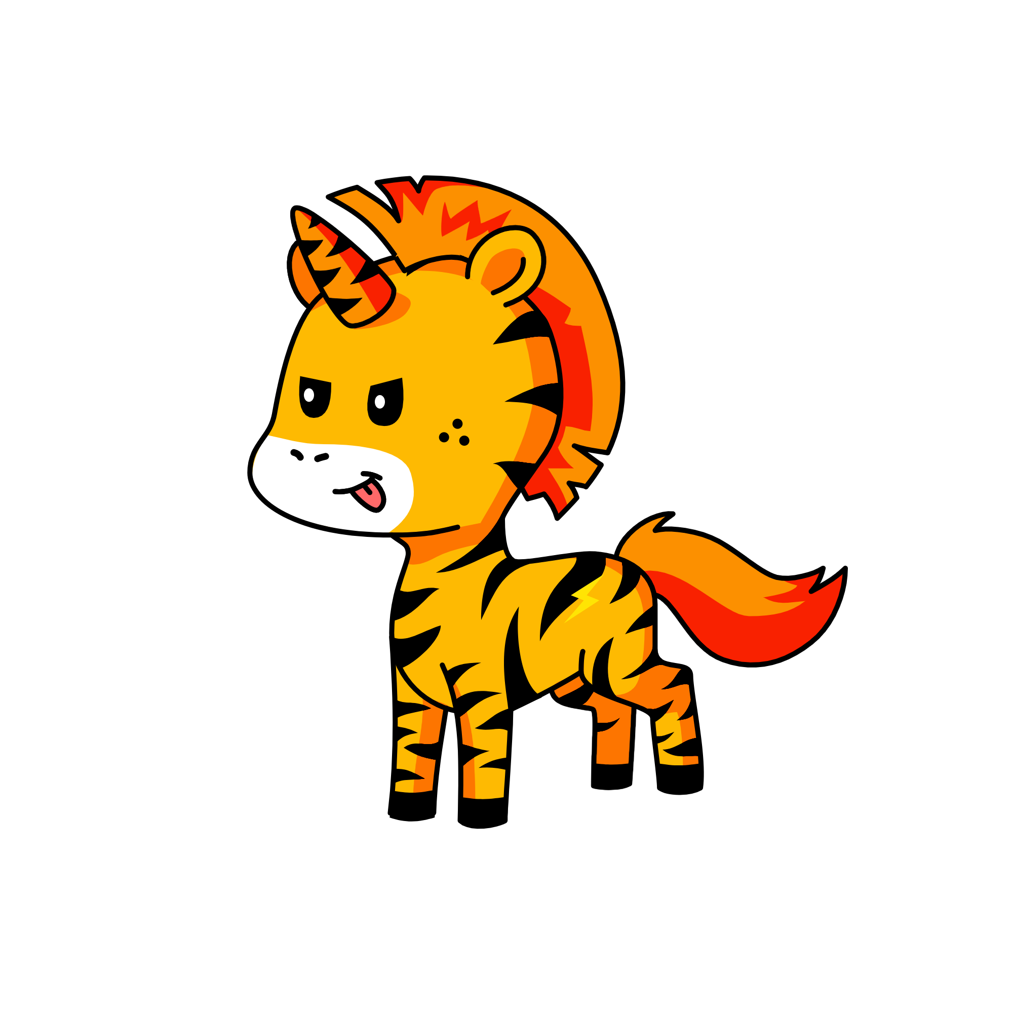Tiger, the unicorn