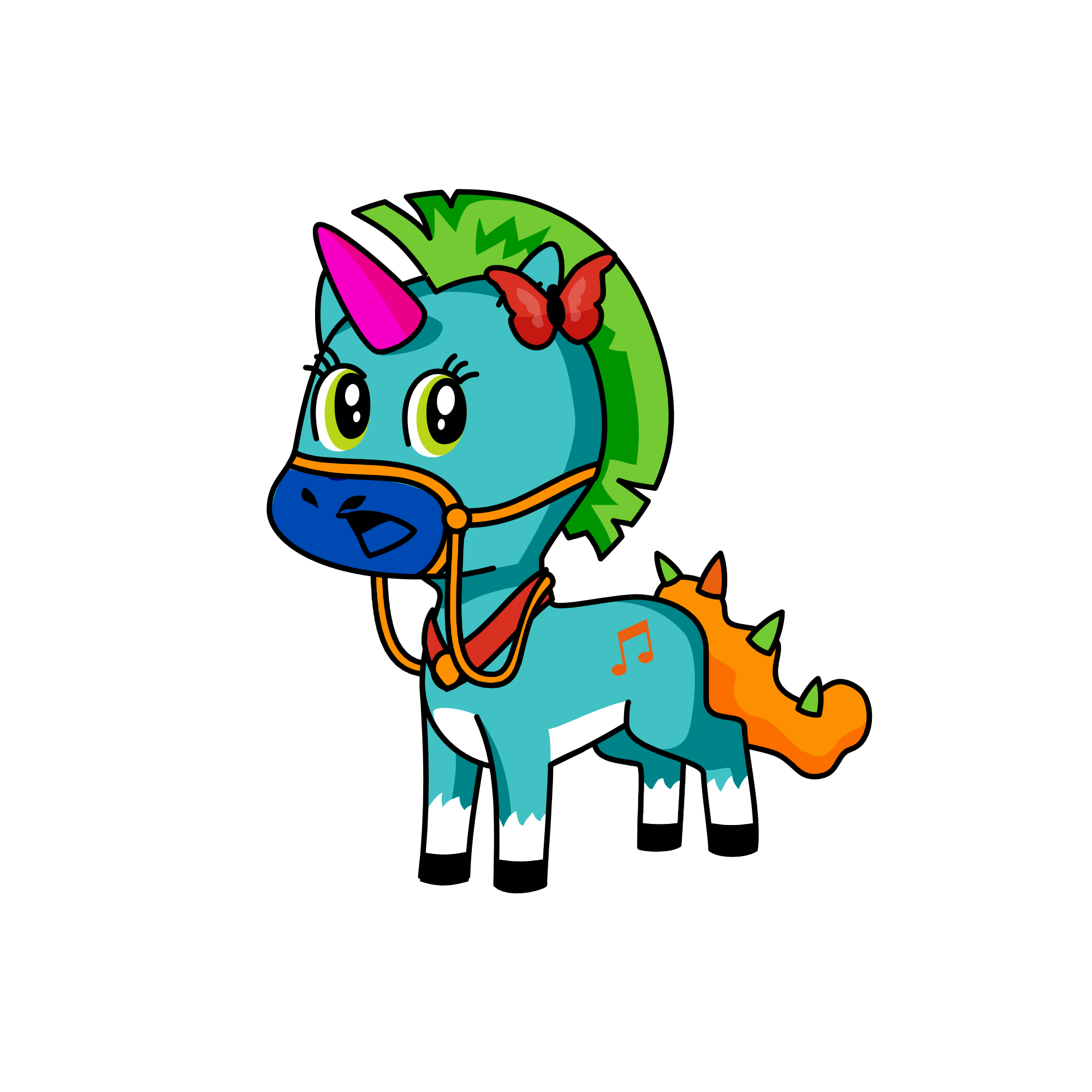 ⛟ 🚶(You getting hit by a truck :D), the unicorn