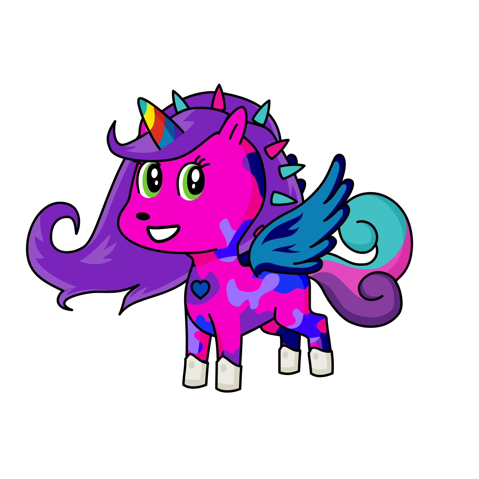 cupcake, the unicorn